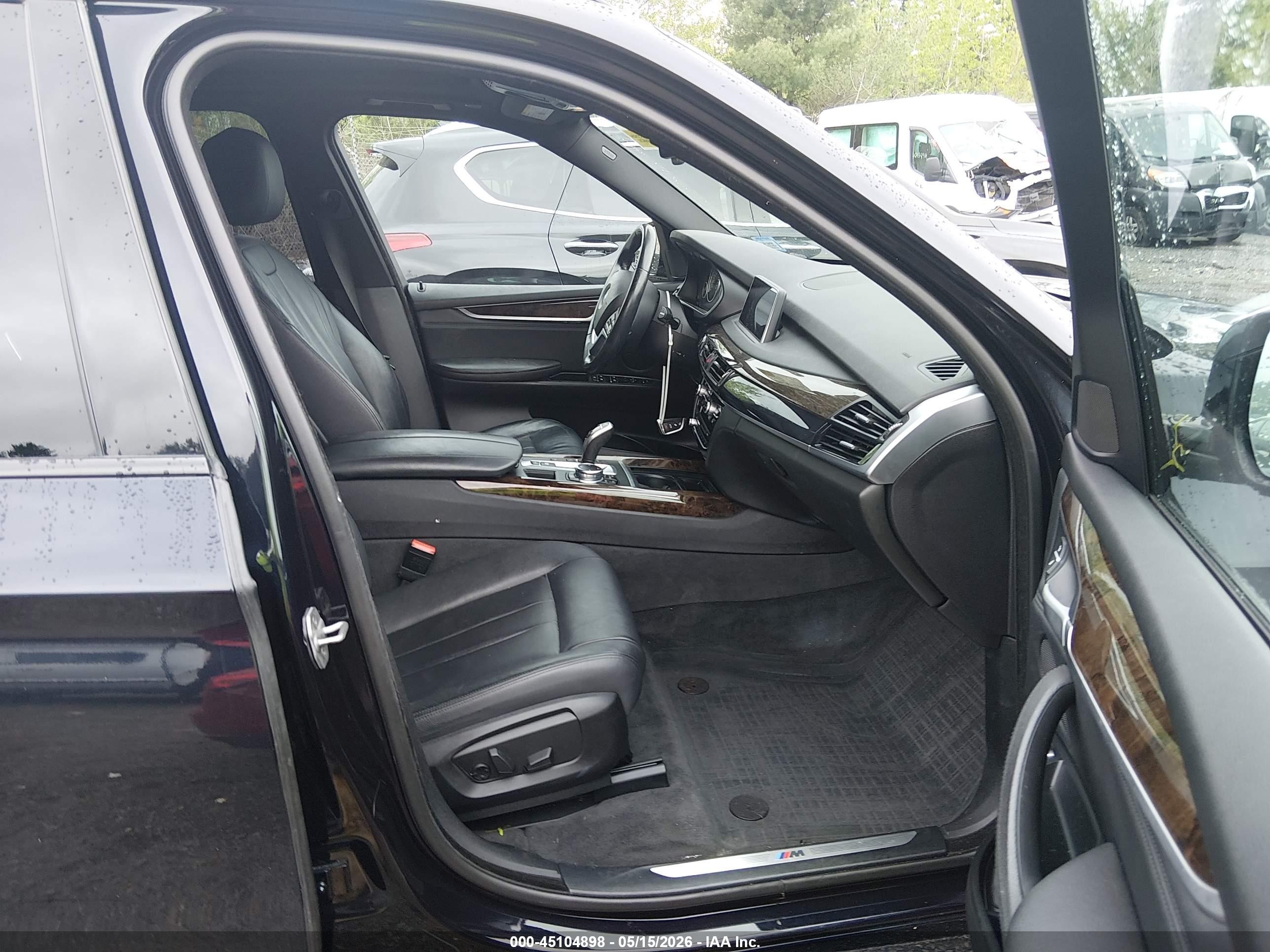 2015 Bmw X5 Xdrive35i Black vin: 5UXKR0C55F0P07690