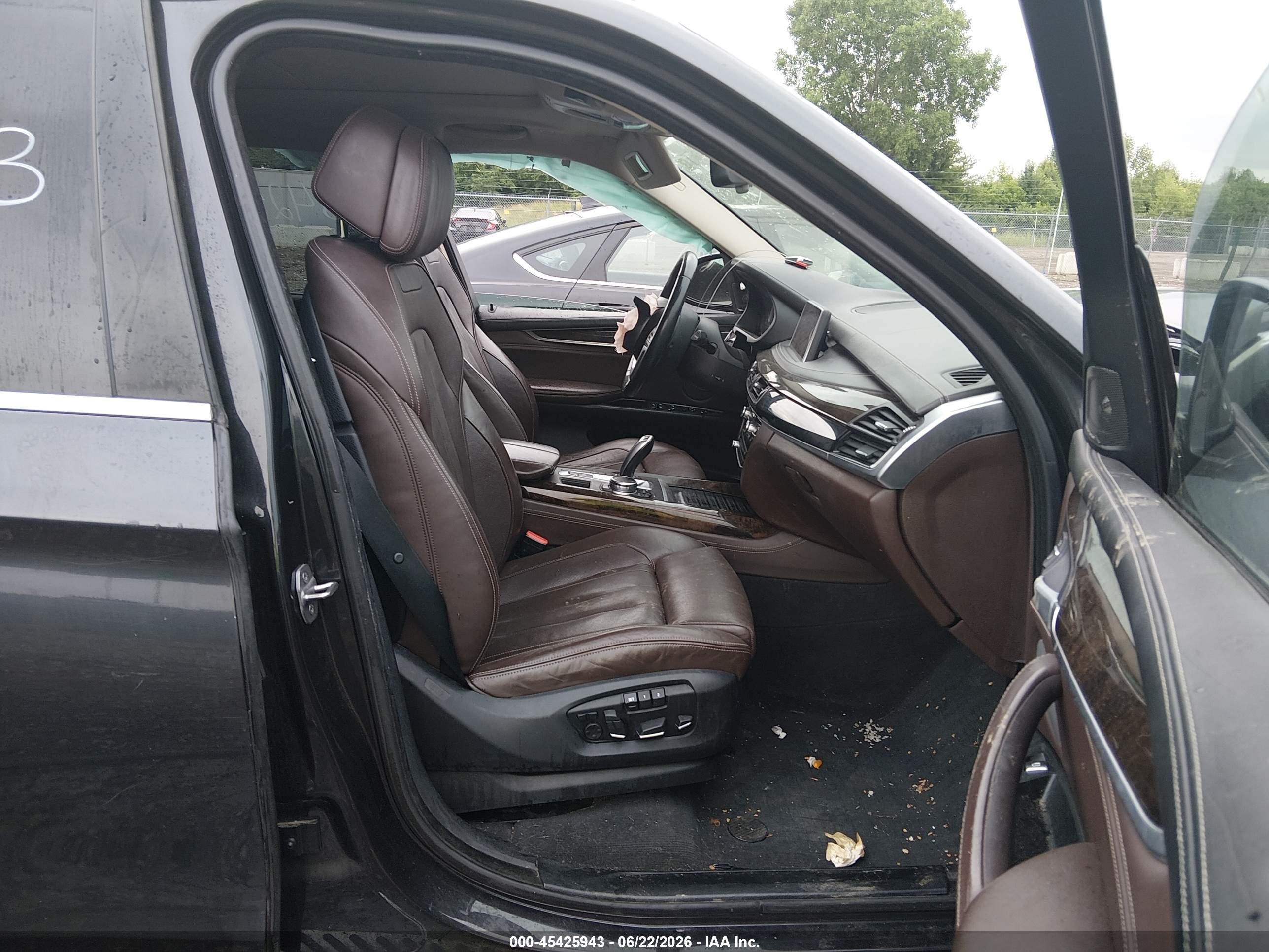 2015 Bmw X5 Xdrive35i Black vin: 5UXKR0C55F0P17734