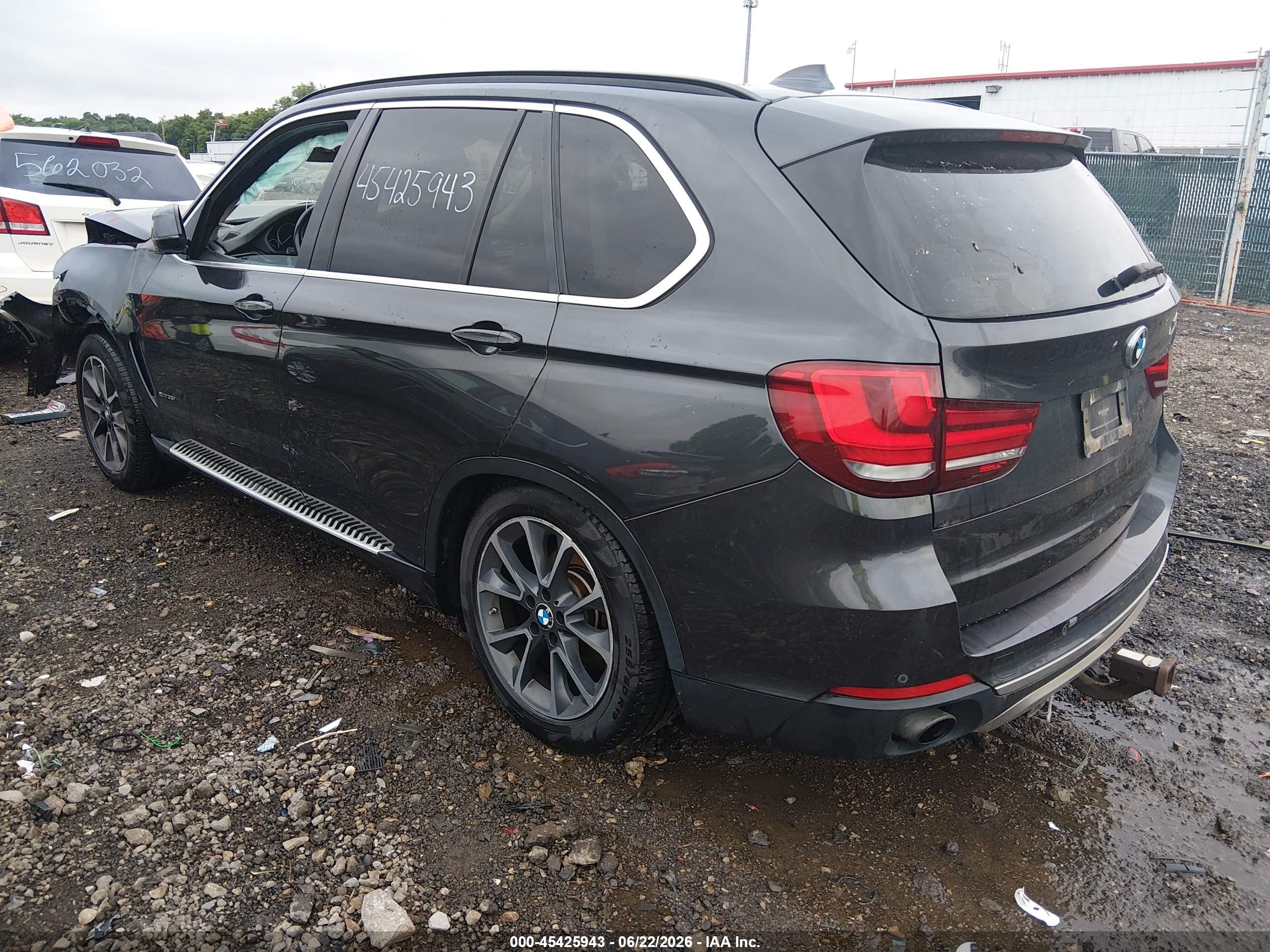 2015 Bmw X5 Xdrive35i Black vin: 5UXKR0C55F0P17734