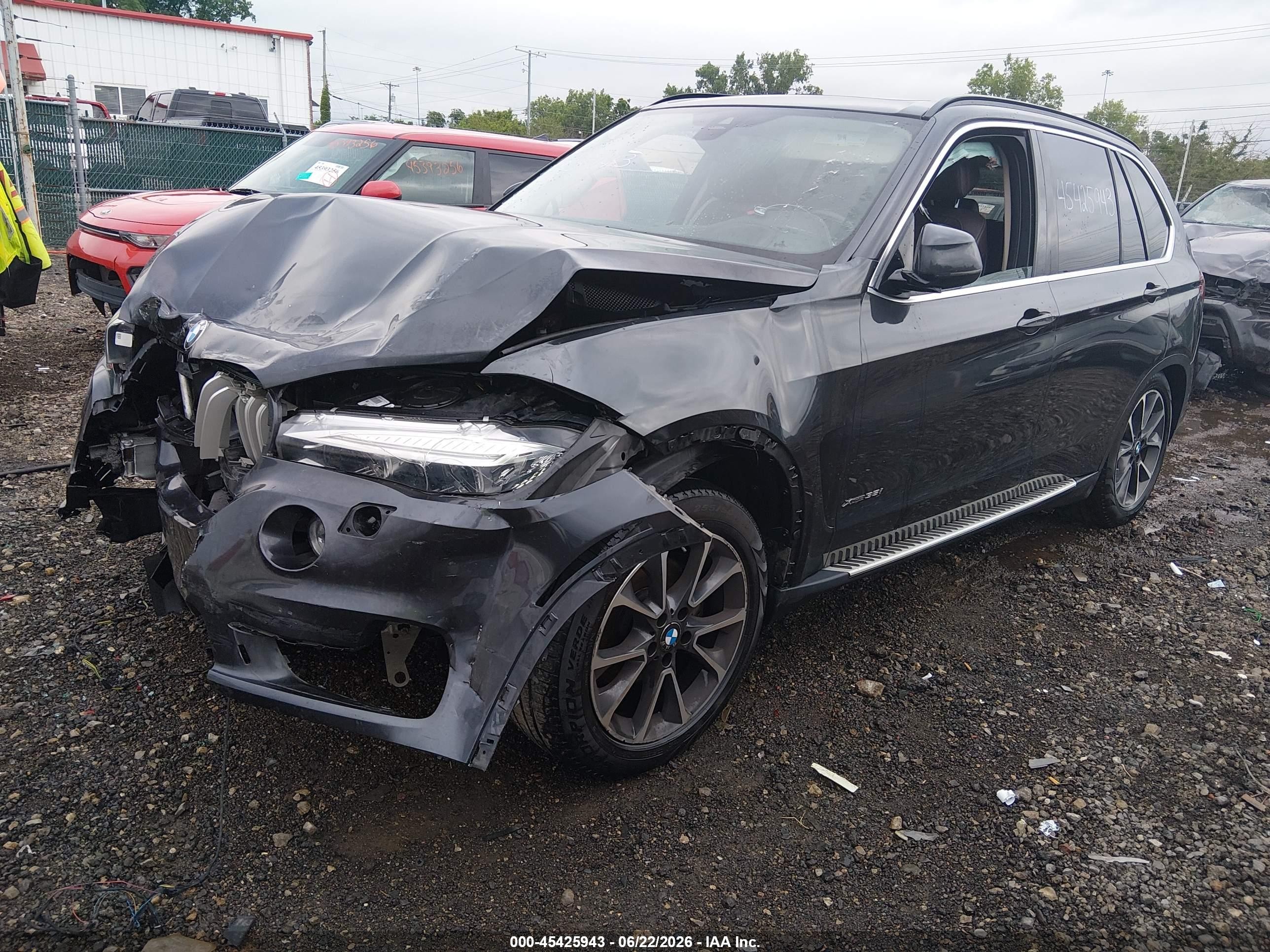2015 Bmw X5 Xdrive35i Black vin: 5UXKR0C55F0P17734