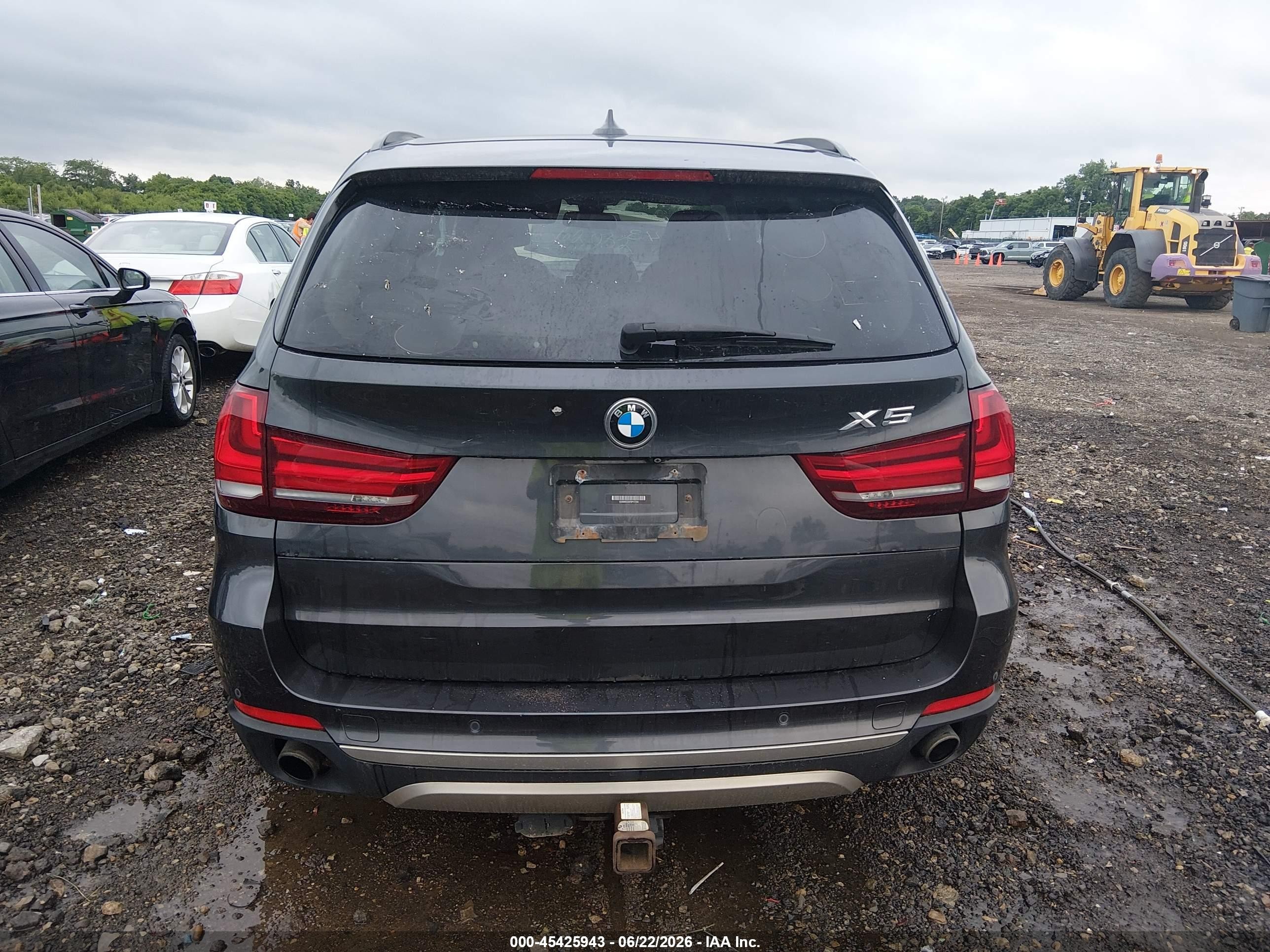 2015 Bmw X5 Xdrive35i Black vin: 5UXKR0C55F0P17734