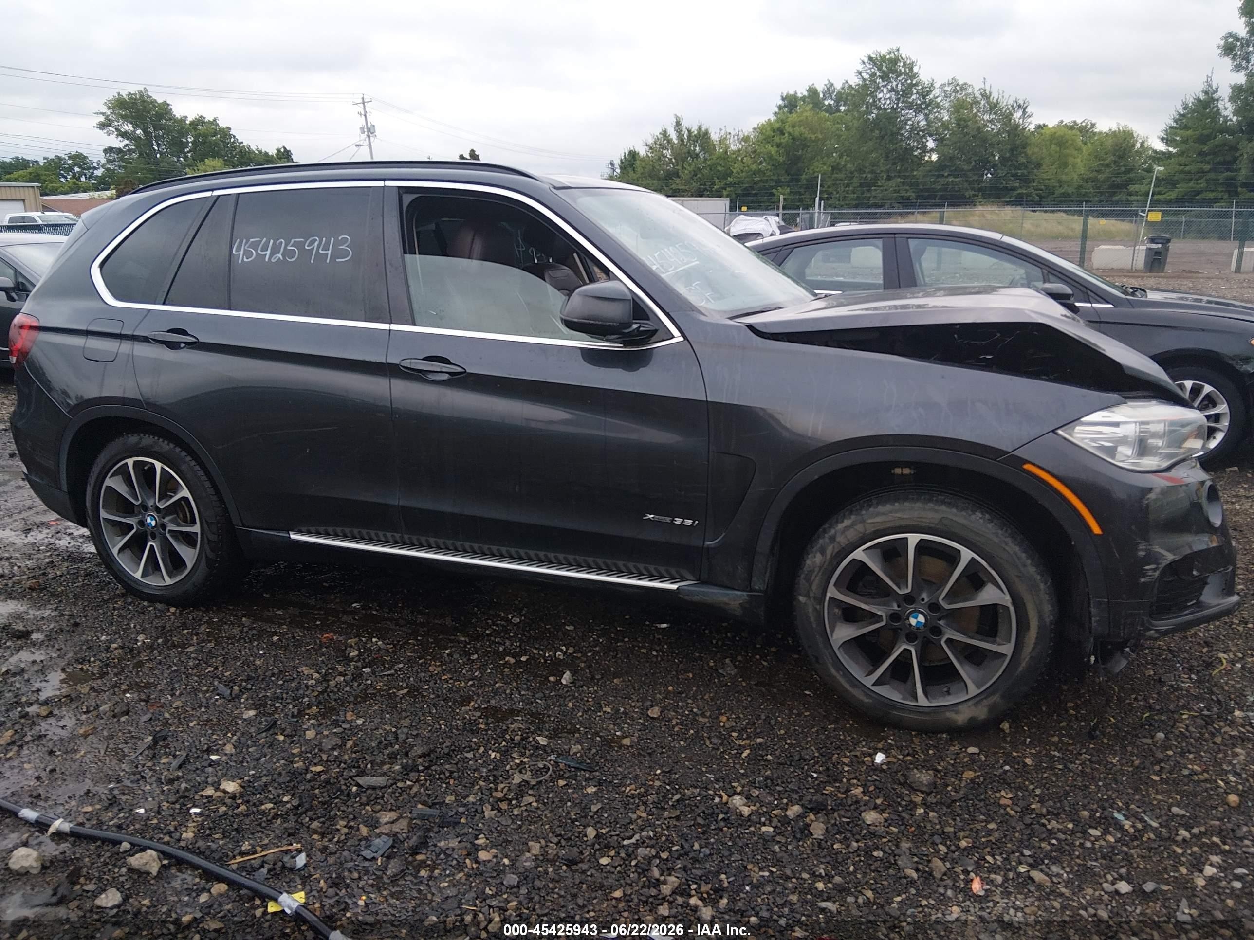 2015 Bmw X5 Xdrive35i Black vin: 5UXKR0C55F0P17734