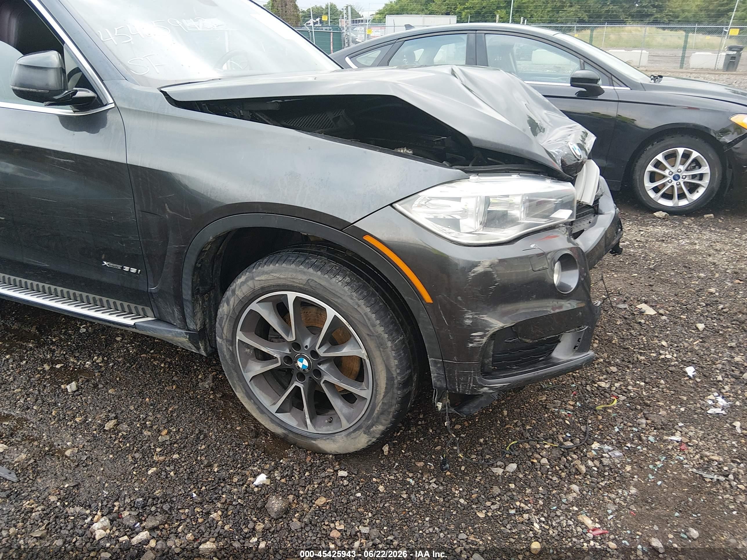 2015 Bmw X5 Xdrive35i Black vin: 5UXKR0C55F0P17734