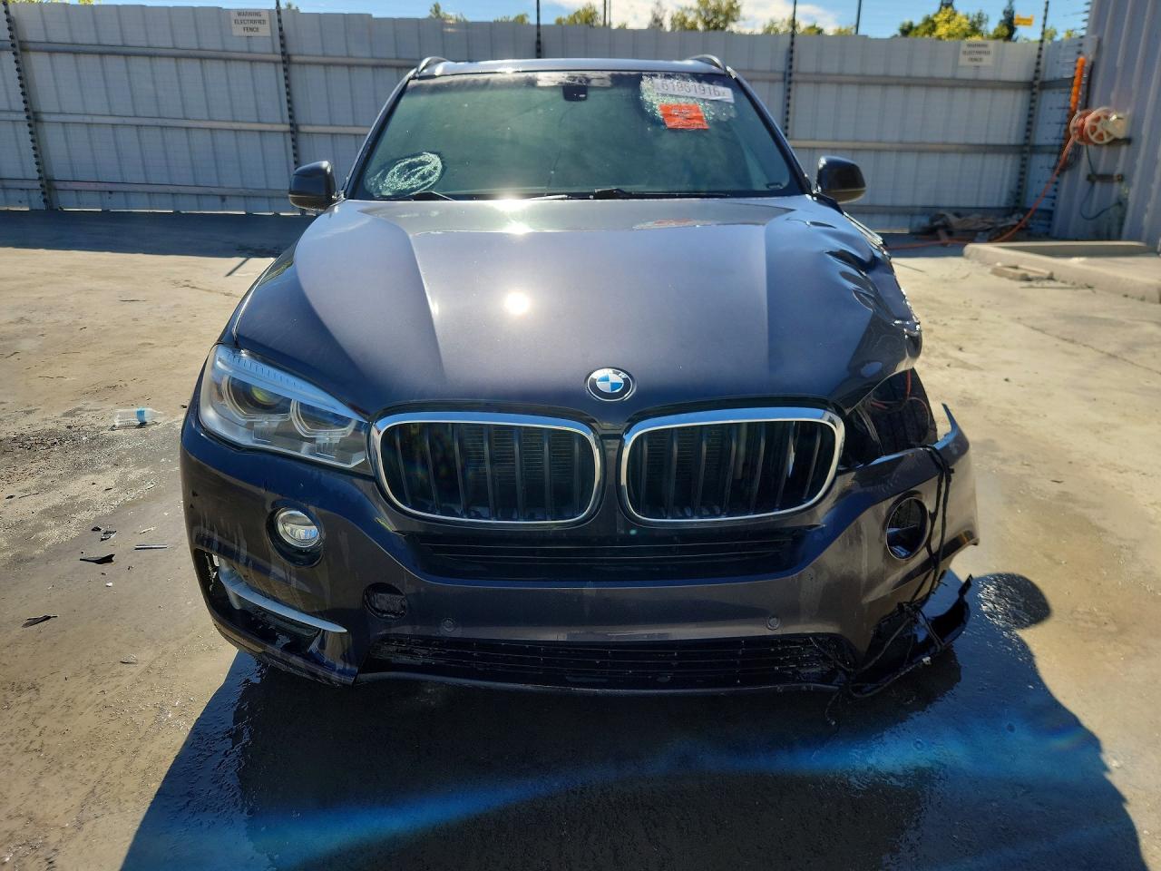 2015 Bmw X5 Xdrive35i Gray vin: 5UXKR0C56F0K52705