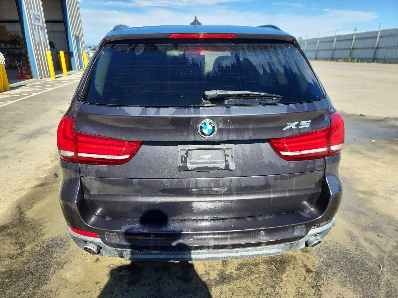 2015 Bmw X5 Xdrive35i Gray vin: 5UXKR0C56F0K52705