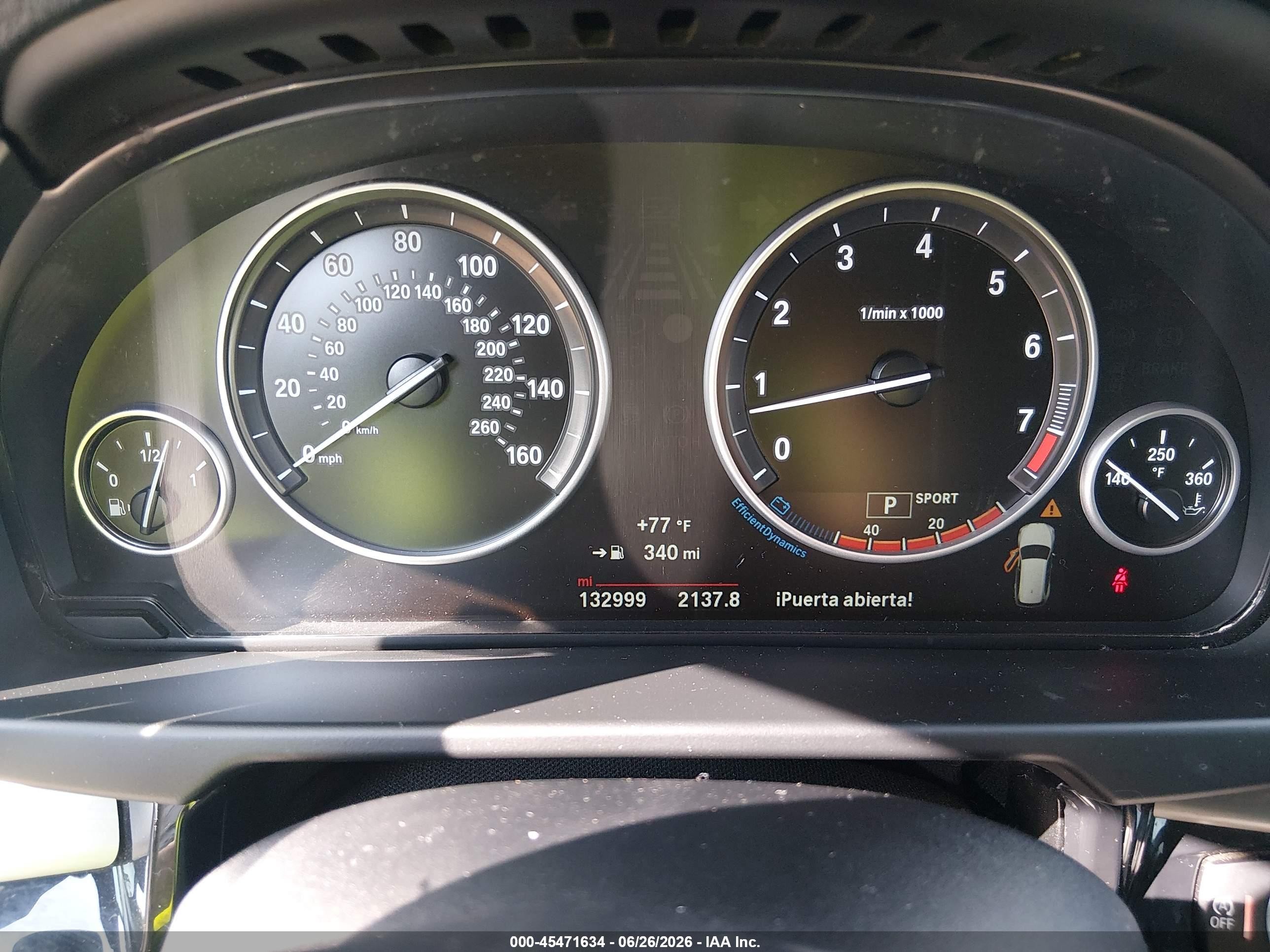 2015 Bmw X5 Xdrive35i Silver vin: 5UXKR0C56F0K63803