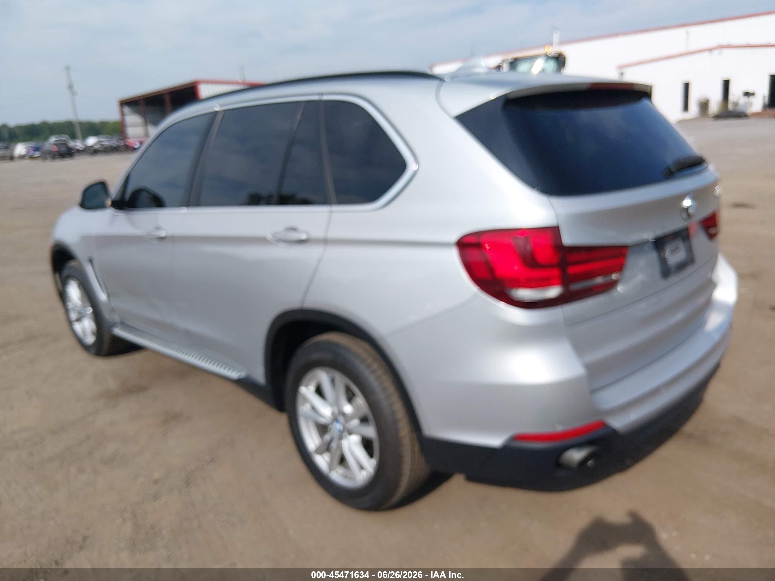 2015 Bmw X5 Xdrive35i Silver vin: 5UXKR0C56F0K63803