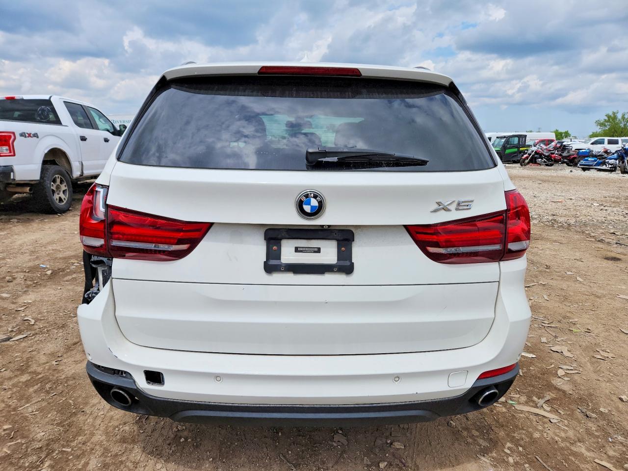2015 Bmw X5 Xdrive35i White vin: 5UXKR0C56F0K67785