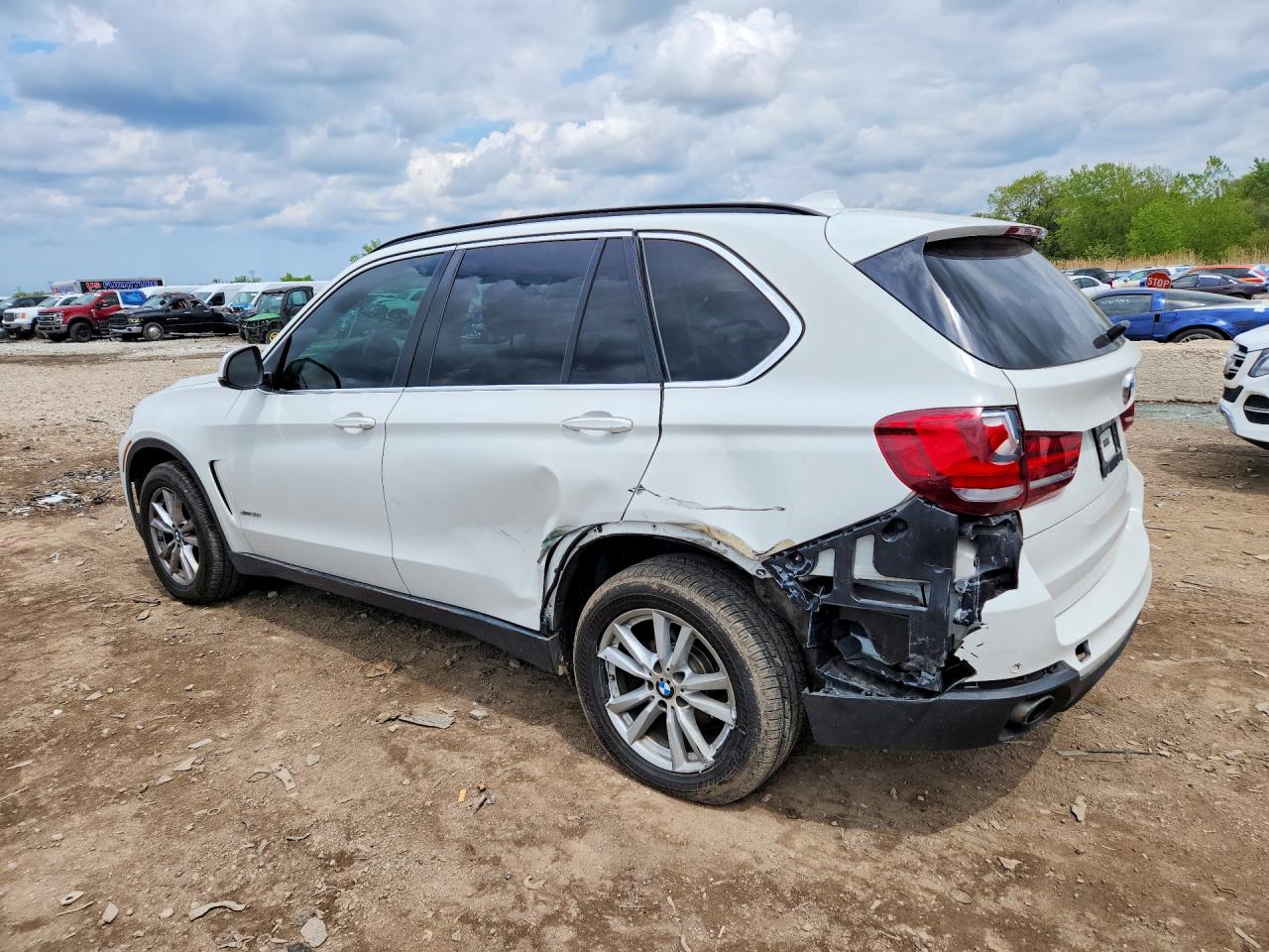 2015 Bmw X5 Xdrive35i White vin: 5UXKR0C56F0K67785