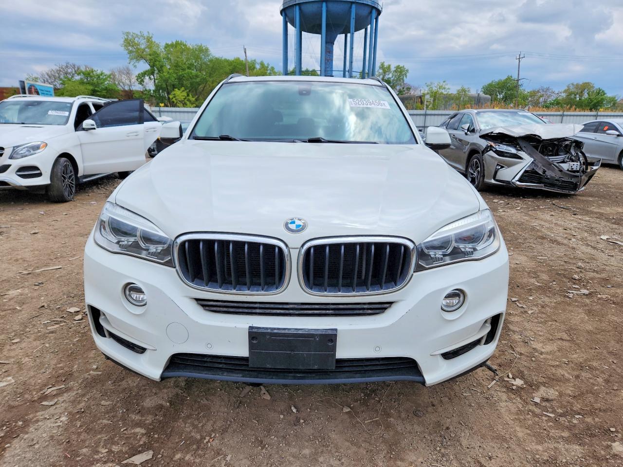 2015 Bmw X5 Xdrive35i White vin: 5UXKR0C56F0K67785