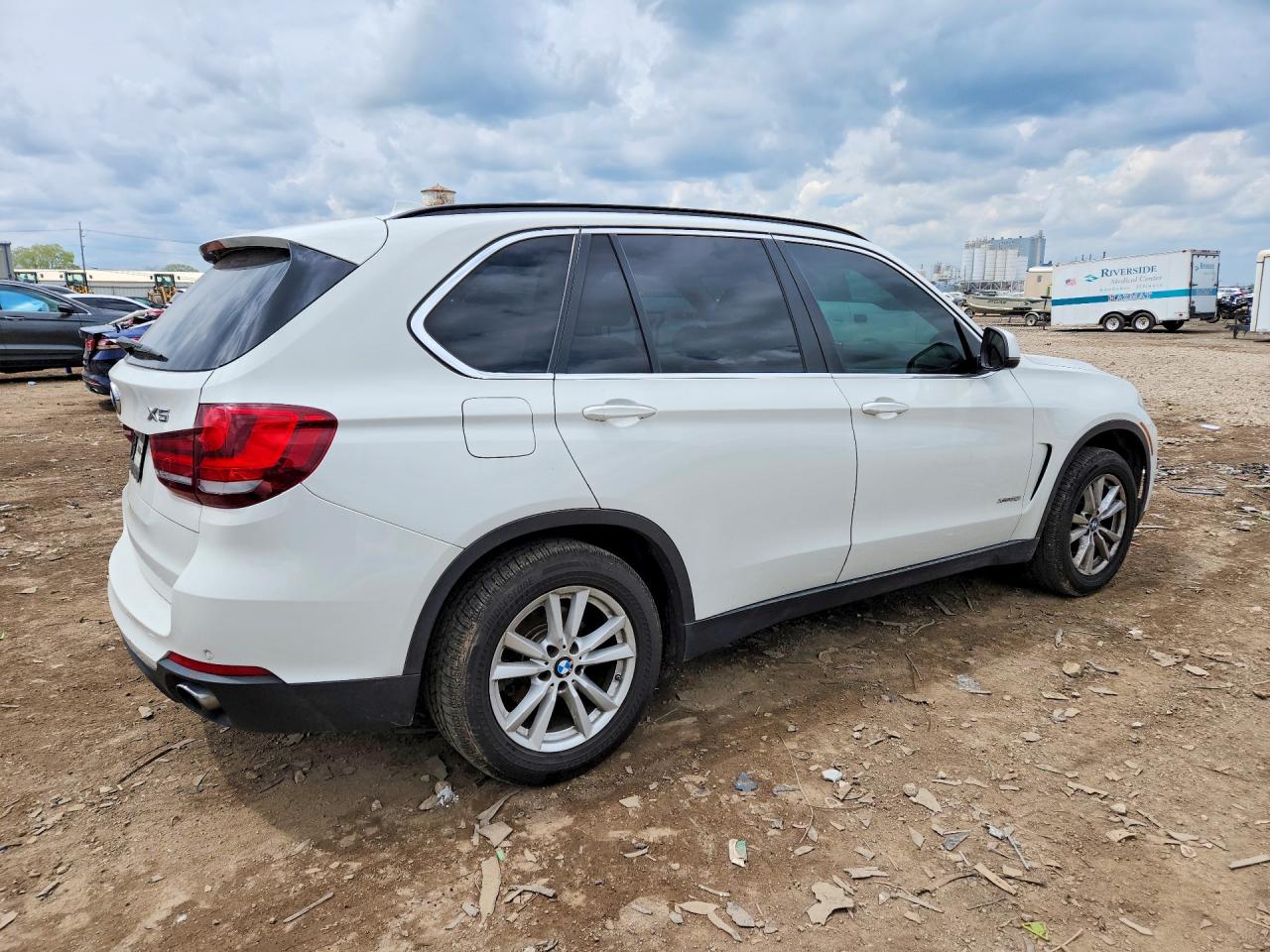 2015 Bmw X5 Xdrive35i White vin: 5UXKR0C56F0K67785