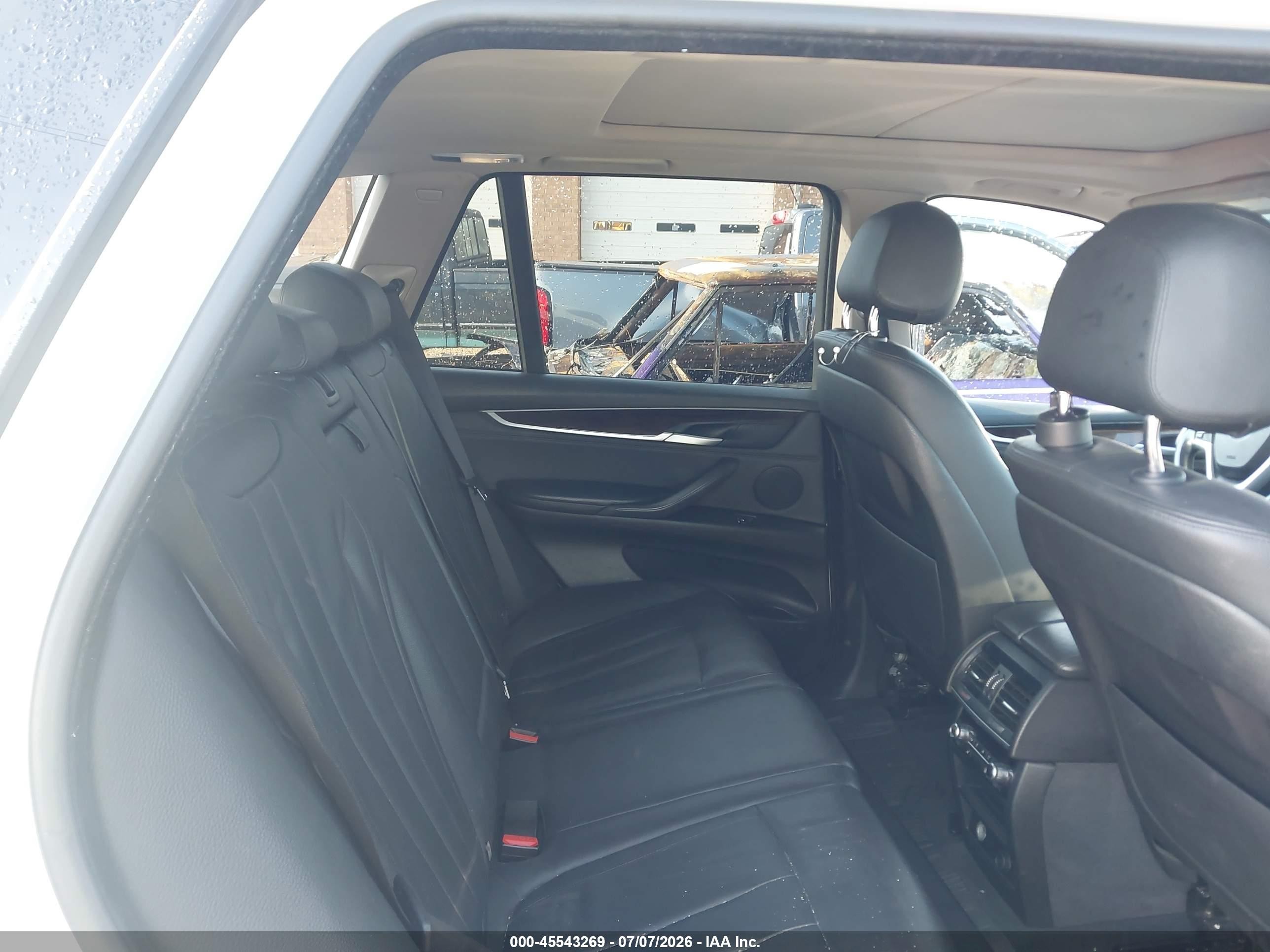 2015 Bmw X5 Xdrive35i White vin: 5UXKR0C56F0P05544