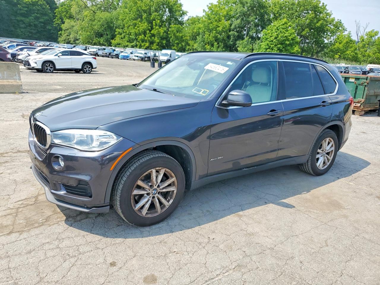 2015 Bmw X5 Xdrive35i Black vin: 5UXKR0C56F0P09786