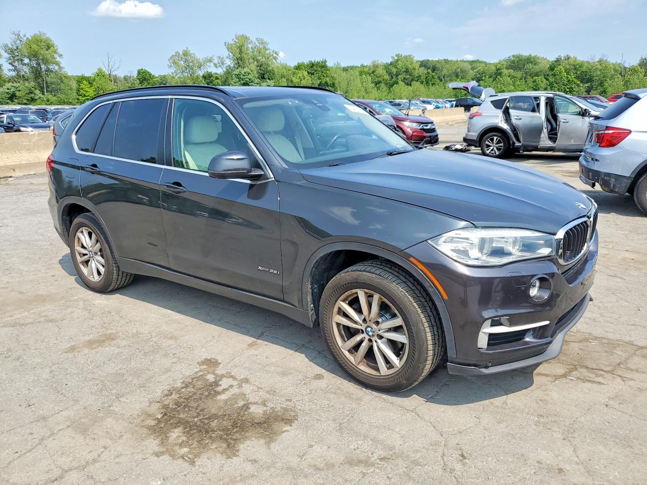 2015 Bmw X5 Xdrive35i Black vin: 5UXKR0C56F0P09786