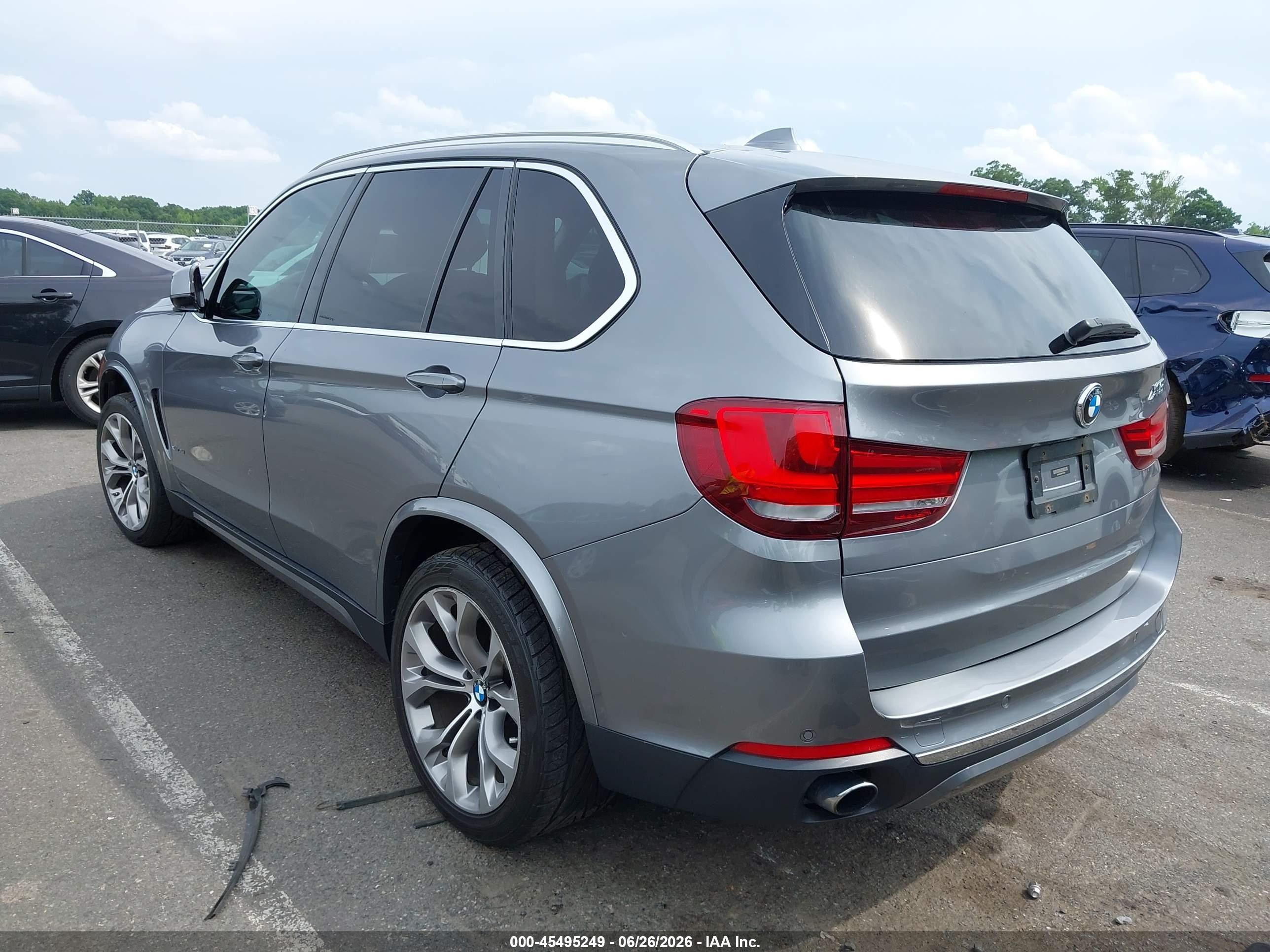 2015 Bmw X5 Xdrive35i Gray vin: 5UXKR0C56F0P10243