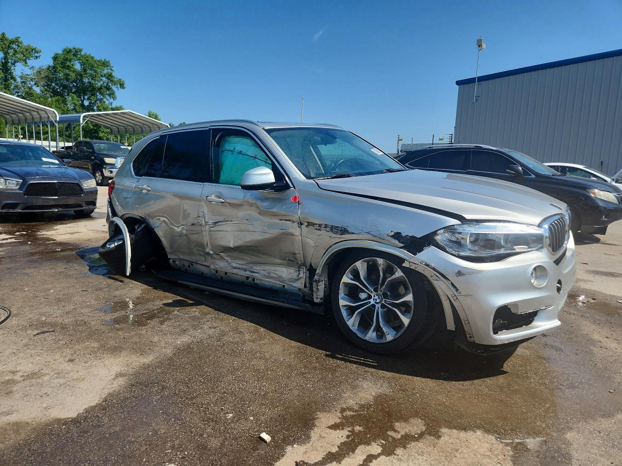 2016 Bmw X5 Xdrive35i Silver vin: 5UXKR0C56G0U08310
