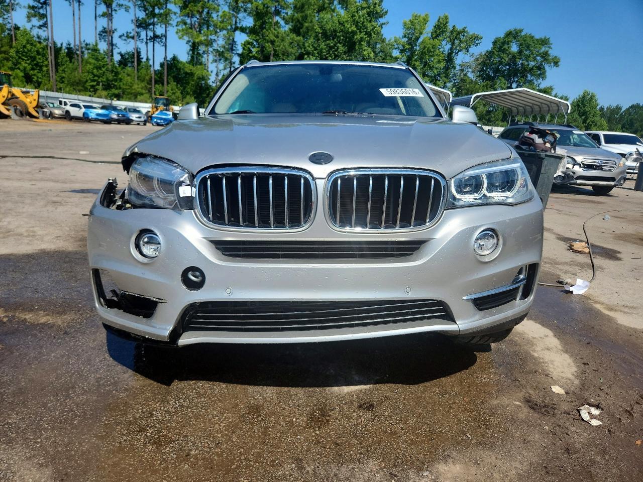 2016 Bmw X5 Xdrive35i Silver vin: 5UXKR0C56G0U08310