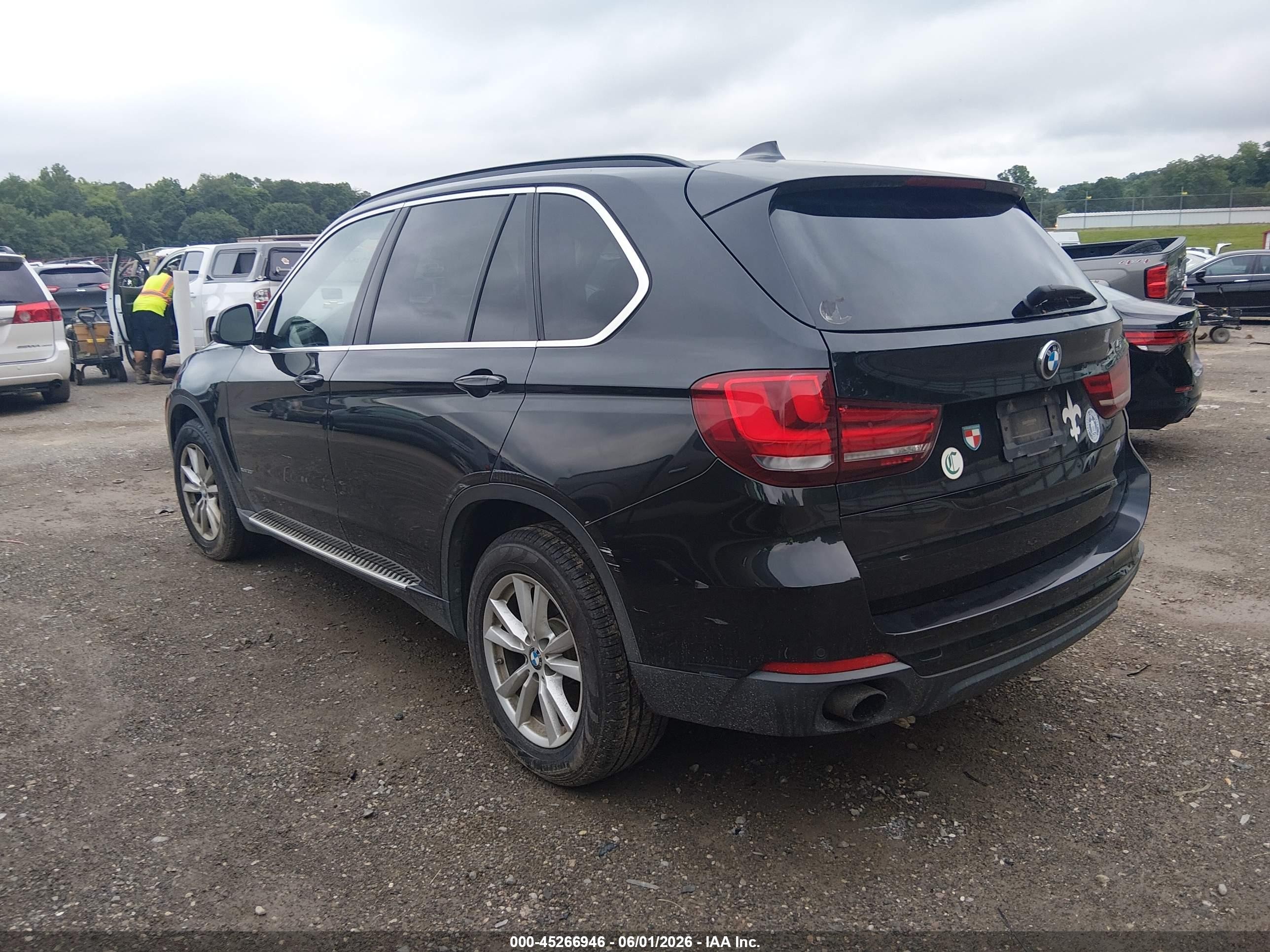 2015 Bmw X5 Xdrive35i Black vin: 5UXKR0C57F0K54236