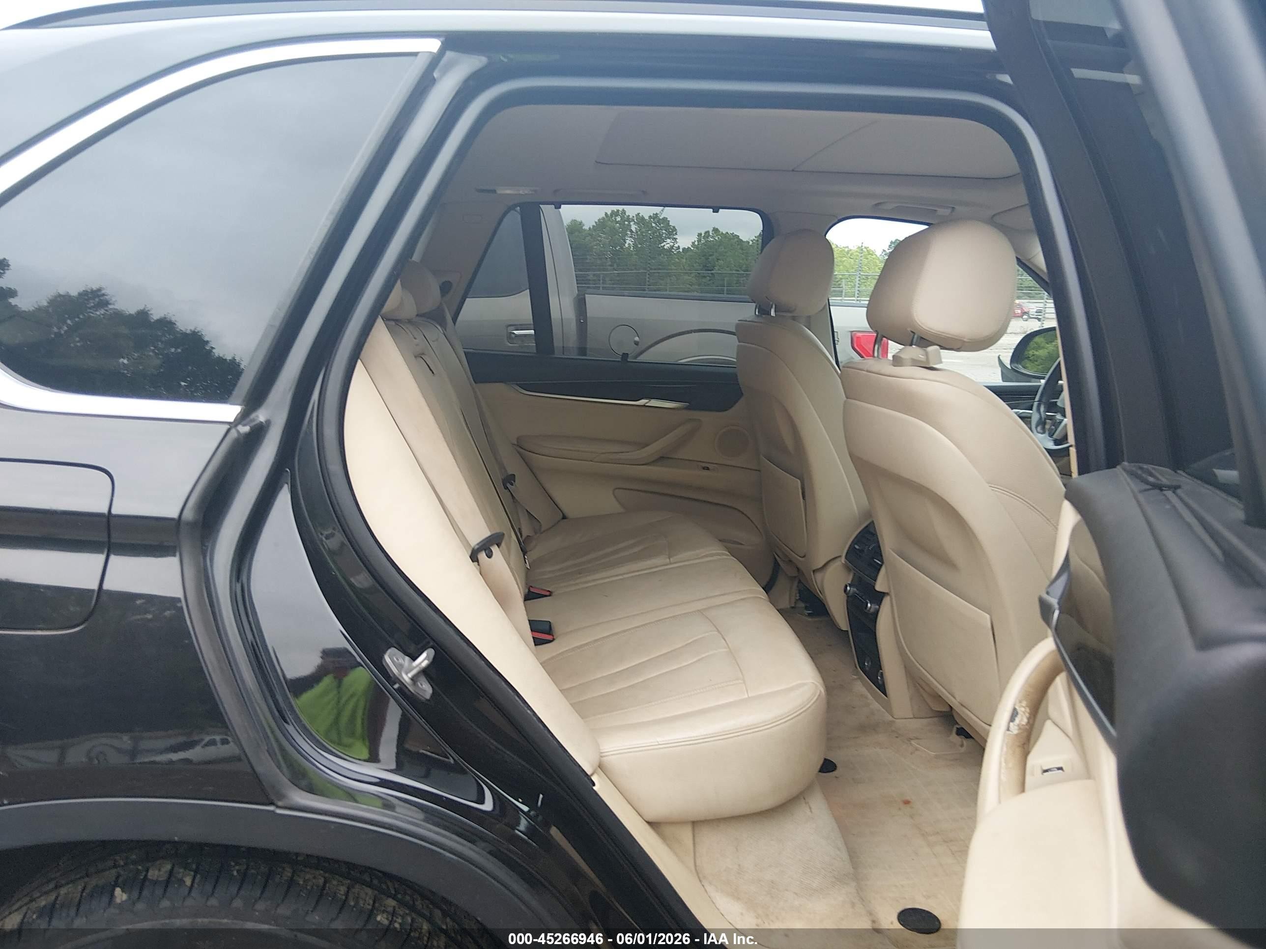 2015 Bmw X5 Xdrive35i Black vin: 5UXKR0C57F0K54236