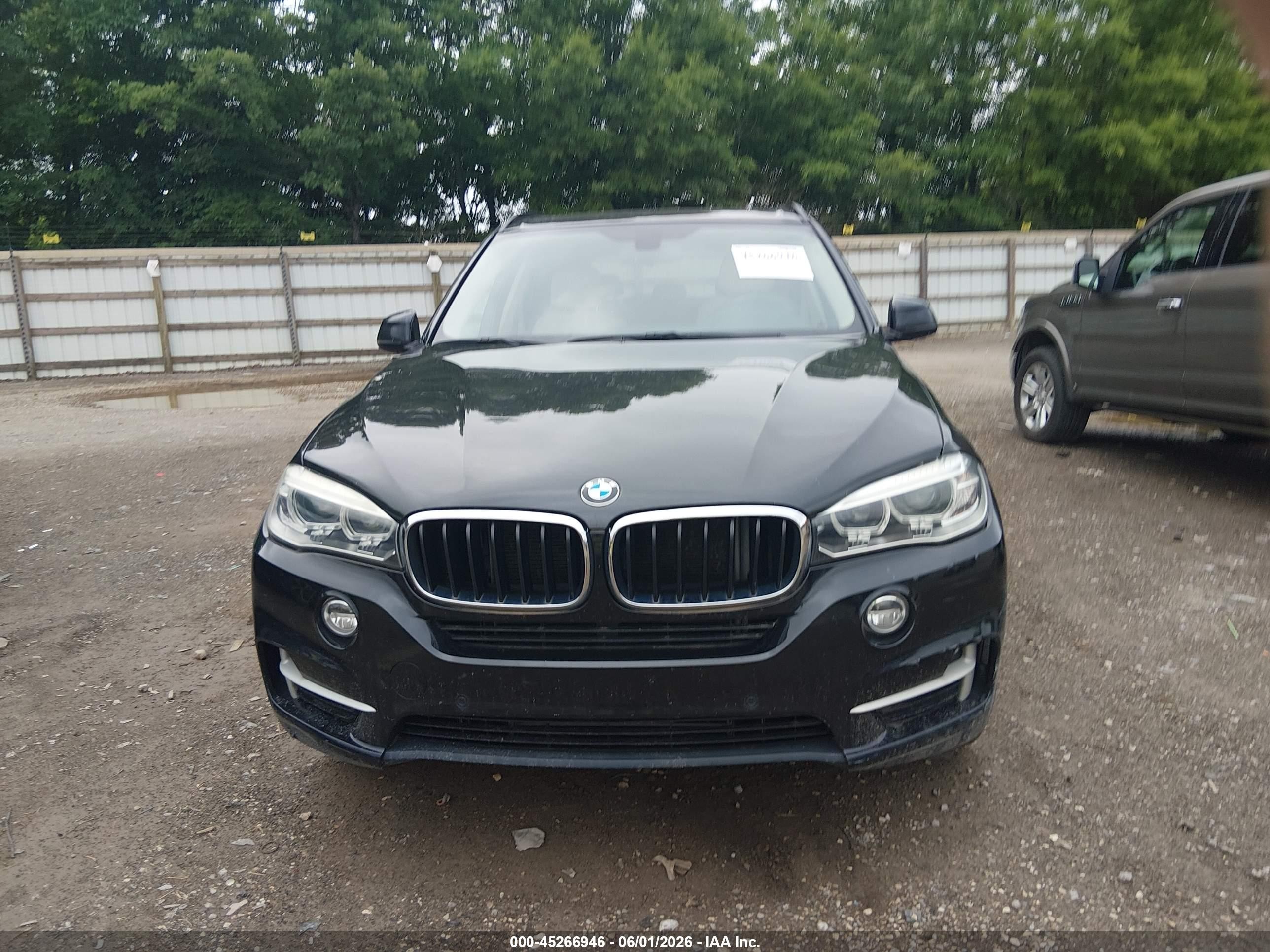 2015 Bmw X5 Xdrive35i Black vin: 5UXKR0C57F0K54236