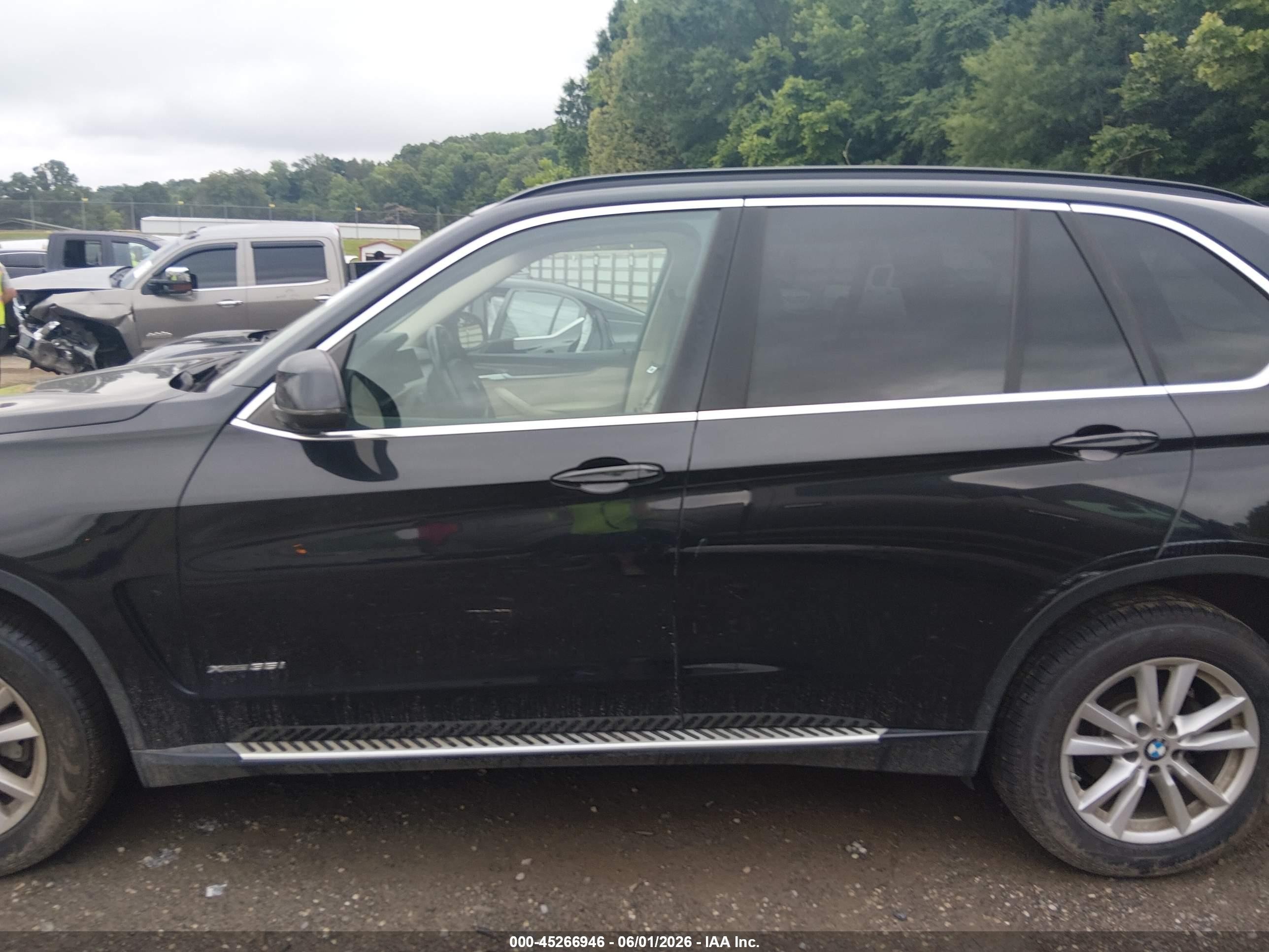 2015 Bmw X5 Xdrive35i Black vin: 5UXKR0C57F0K54236