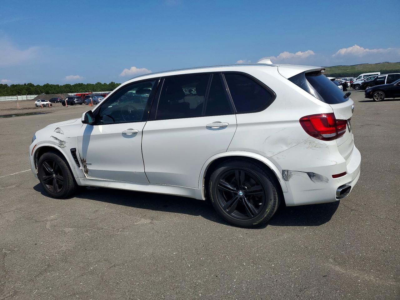 2015 Bmw X5 Xdrive35i White vin: 5UXKR0C57F0K56875