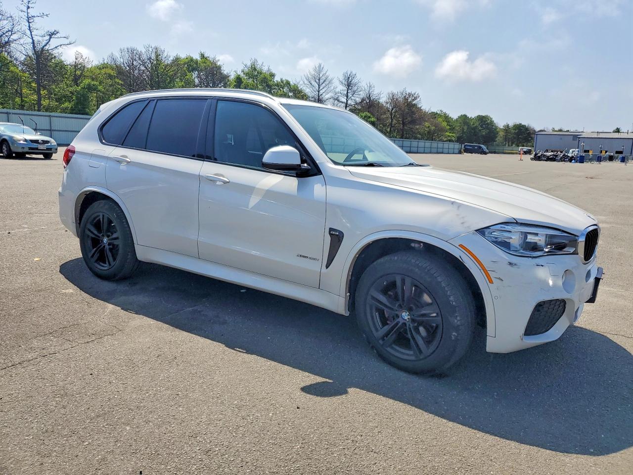 2015 Bmw X5 Xdrive35i White vin: 5UXKR0C57F0K56875