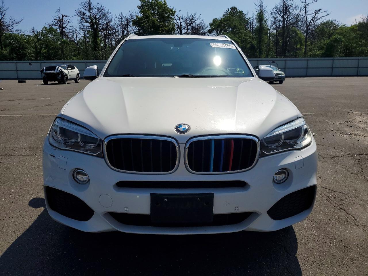 2015 Bmw X5 Xdrive35i White vin: 5UXKR0C57F0K56875