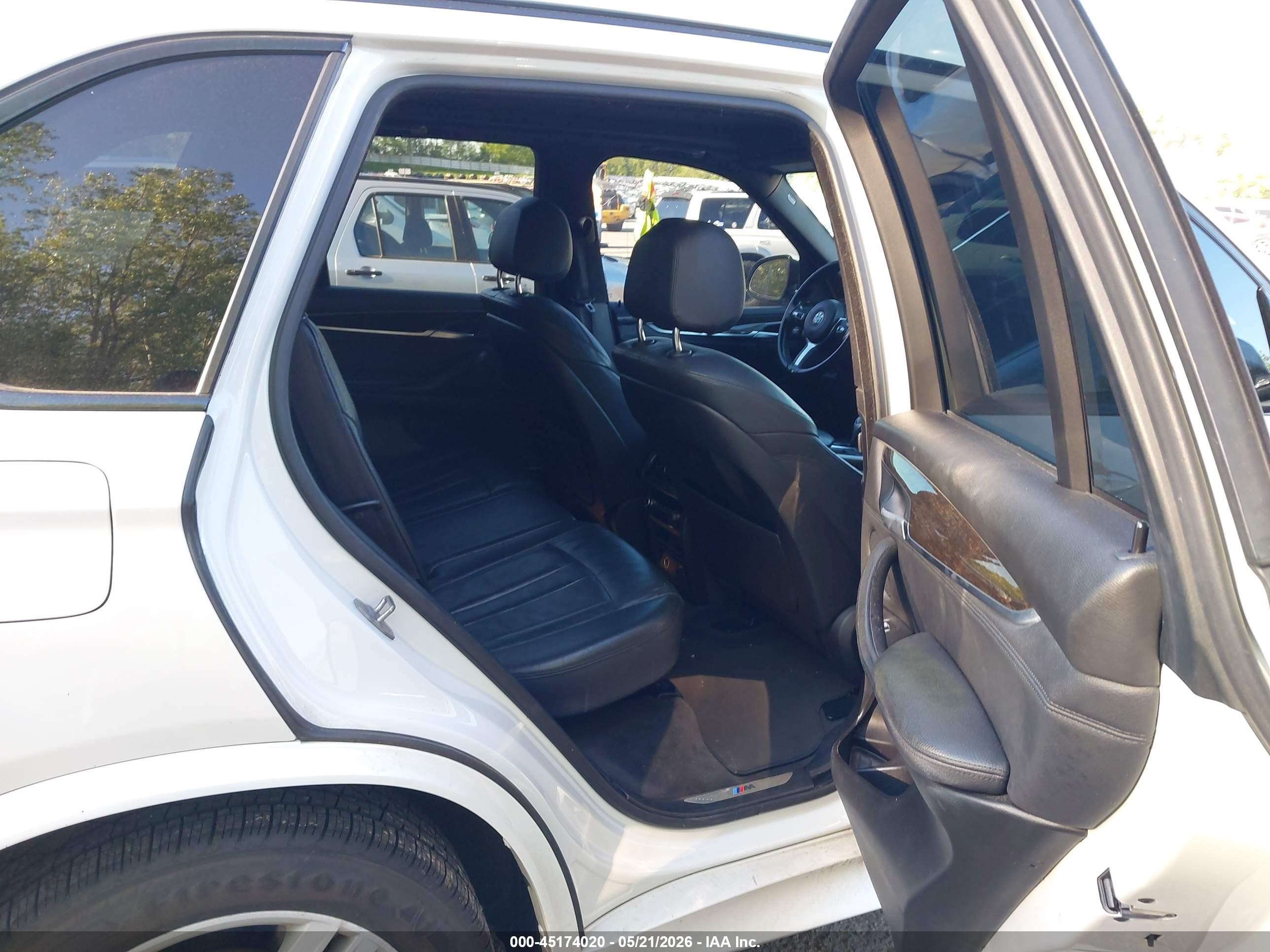 2015 Bmw X5 Xdrive35i White vin: 5UXKR0C57F0K67648
