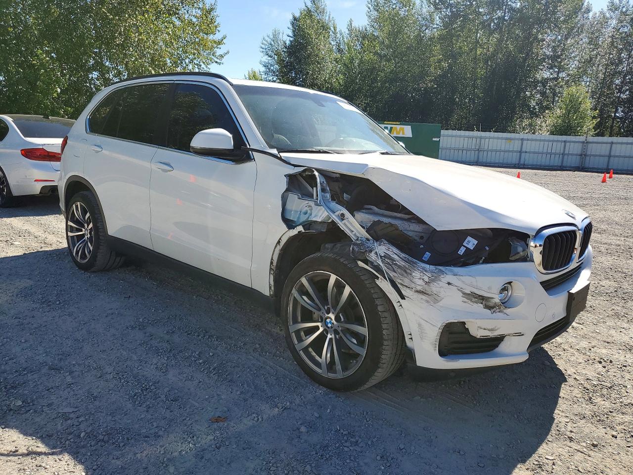 2015 Bmw X5 Xdrive35i White vin: 5UXKR0C57F0P05231