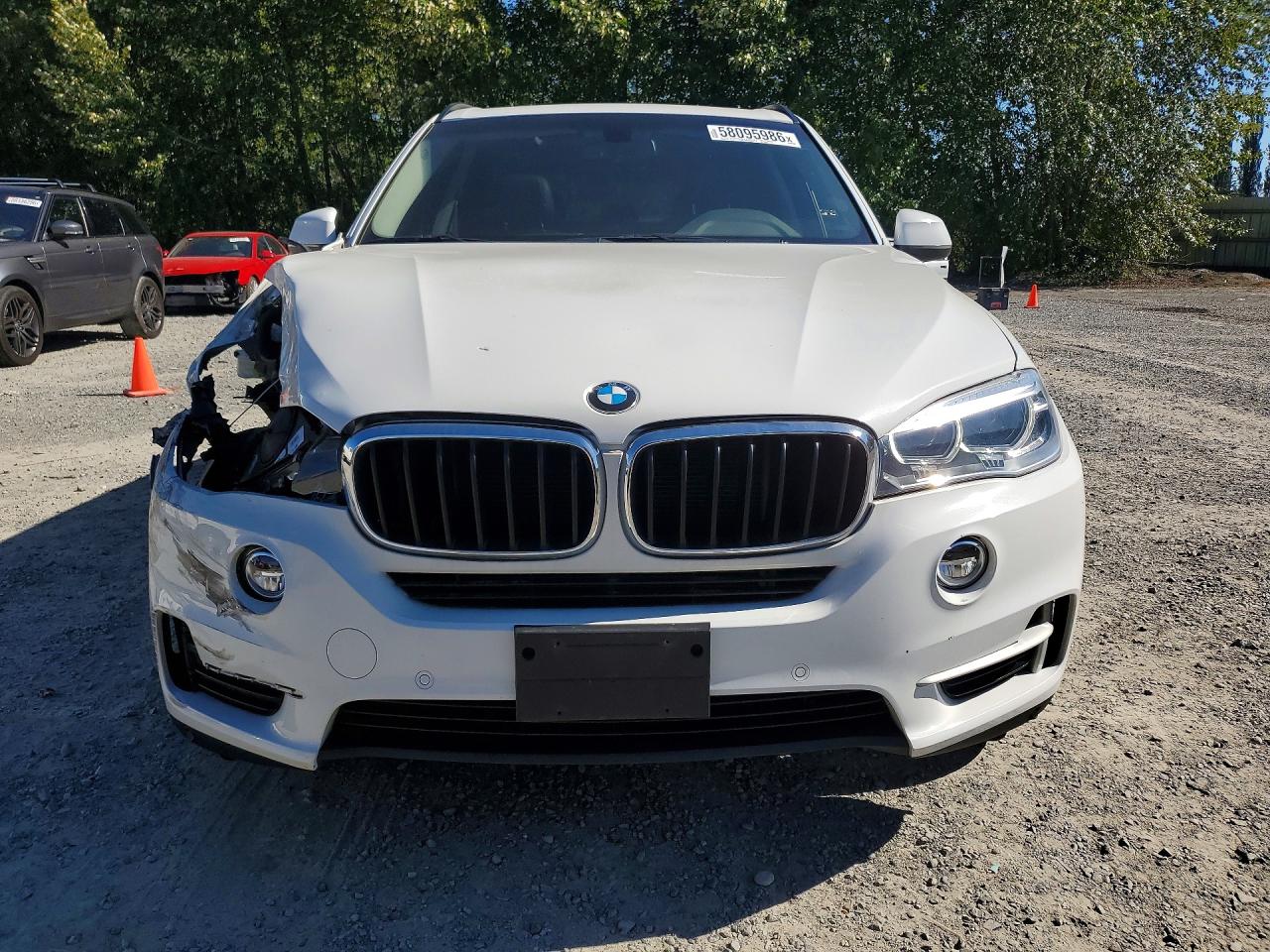 2015 Bmw X5 Xdrive35i White vin: 5UXKR0C57F0P05231