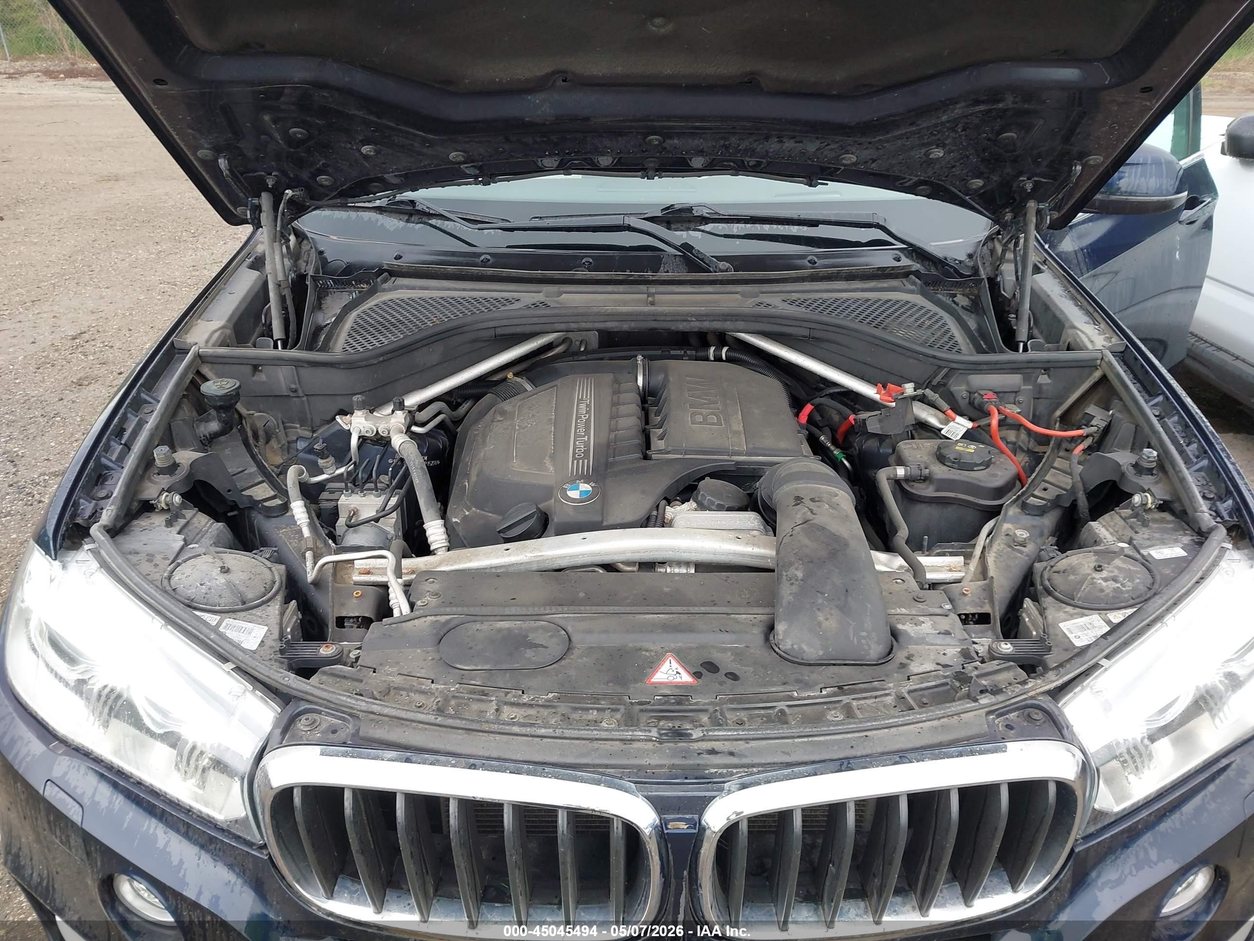 2015 Bmw X5 Xdrive35i Blue vin: 5UXKR0C57F0P15208