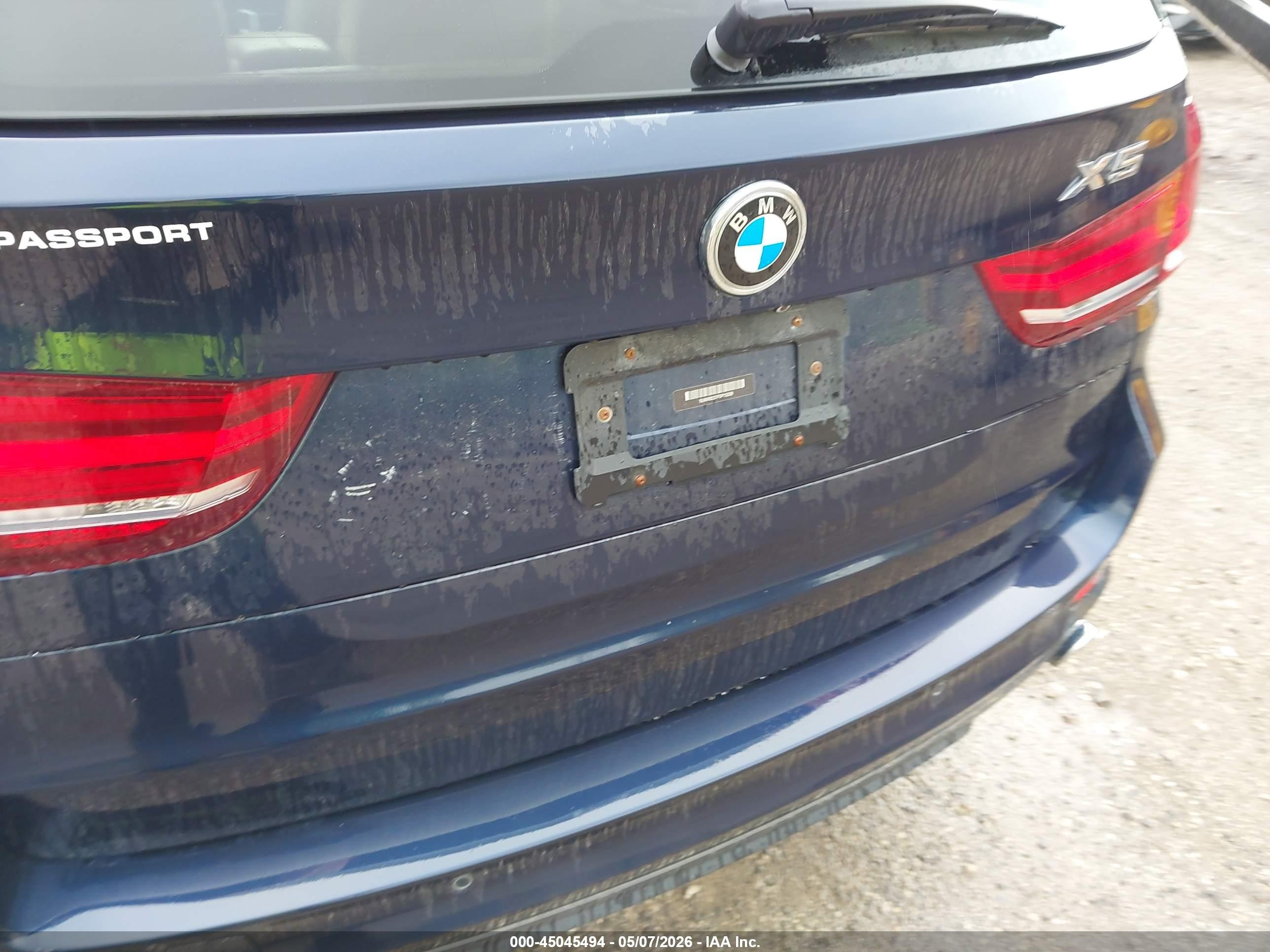 2015 Bmw X5 Xdrive35i Blue vin: 5UXKR0C57F0P15208