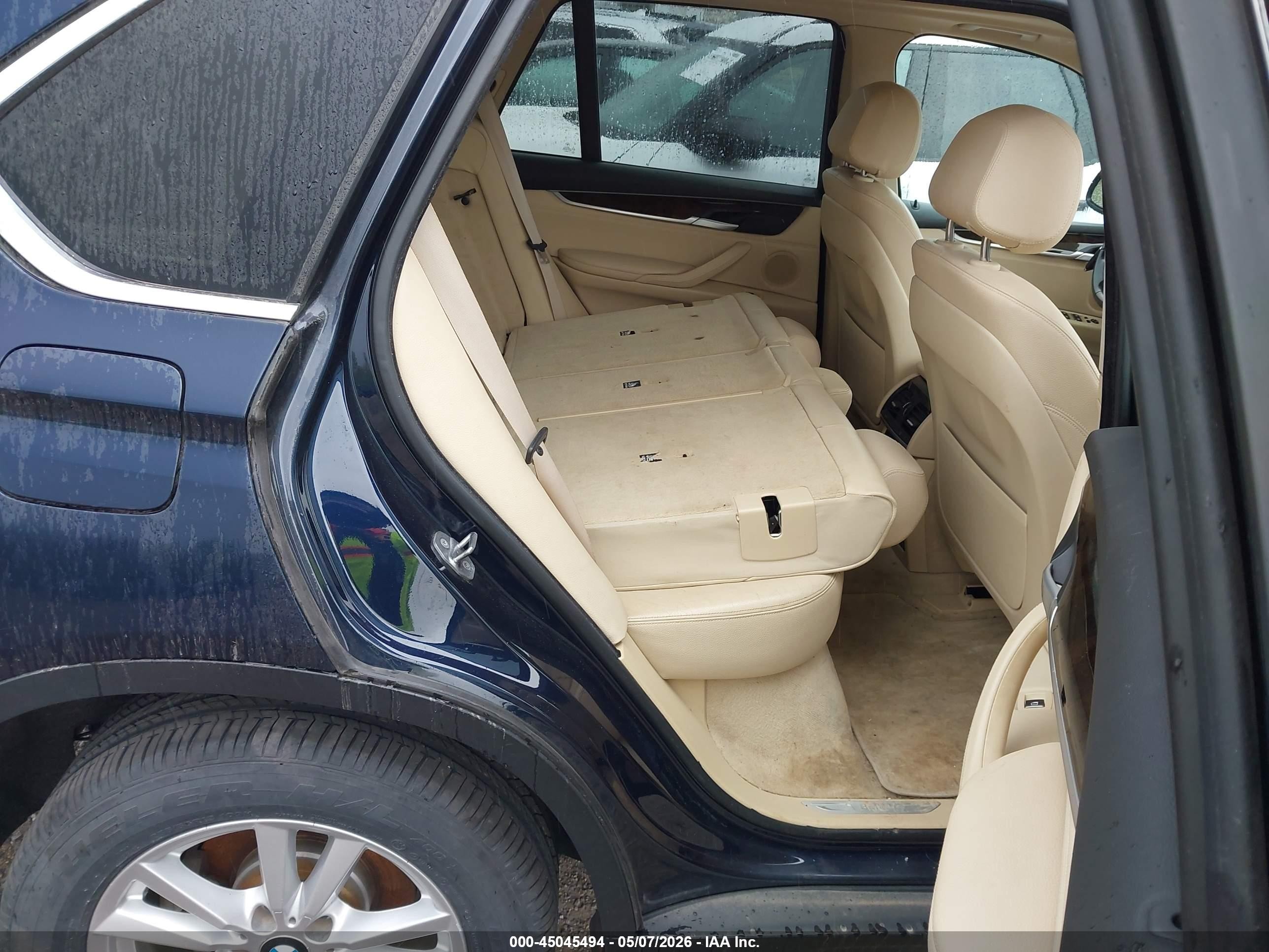 2015 Bmw X5 Xdrive35i Blue vin: 5UXKR0C57F0P15208