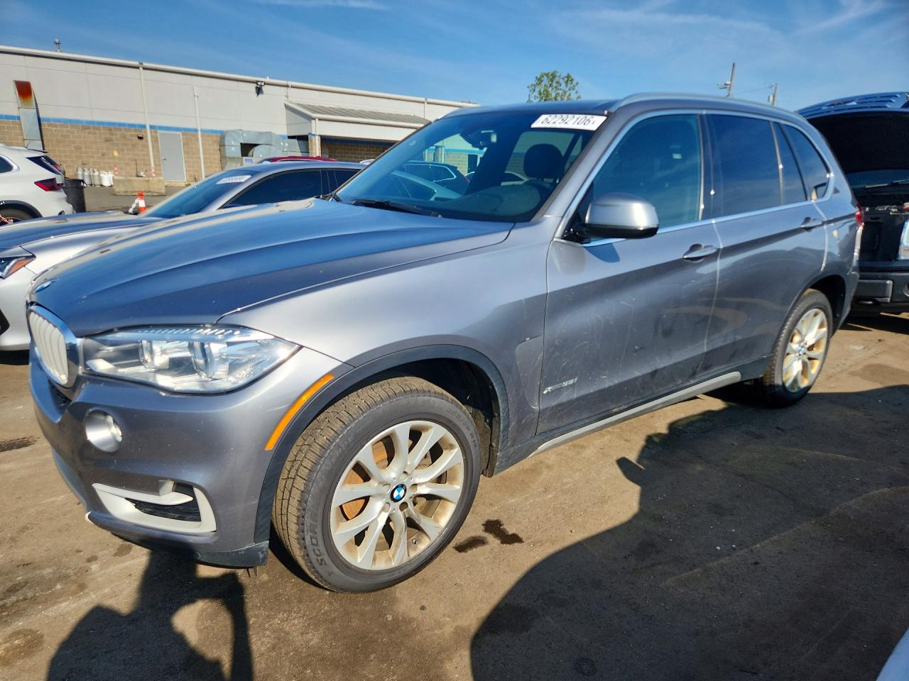 2018 Bmw X5 Xdrive35i Серый vin: 5UXKR0C57J0X94629