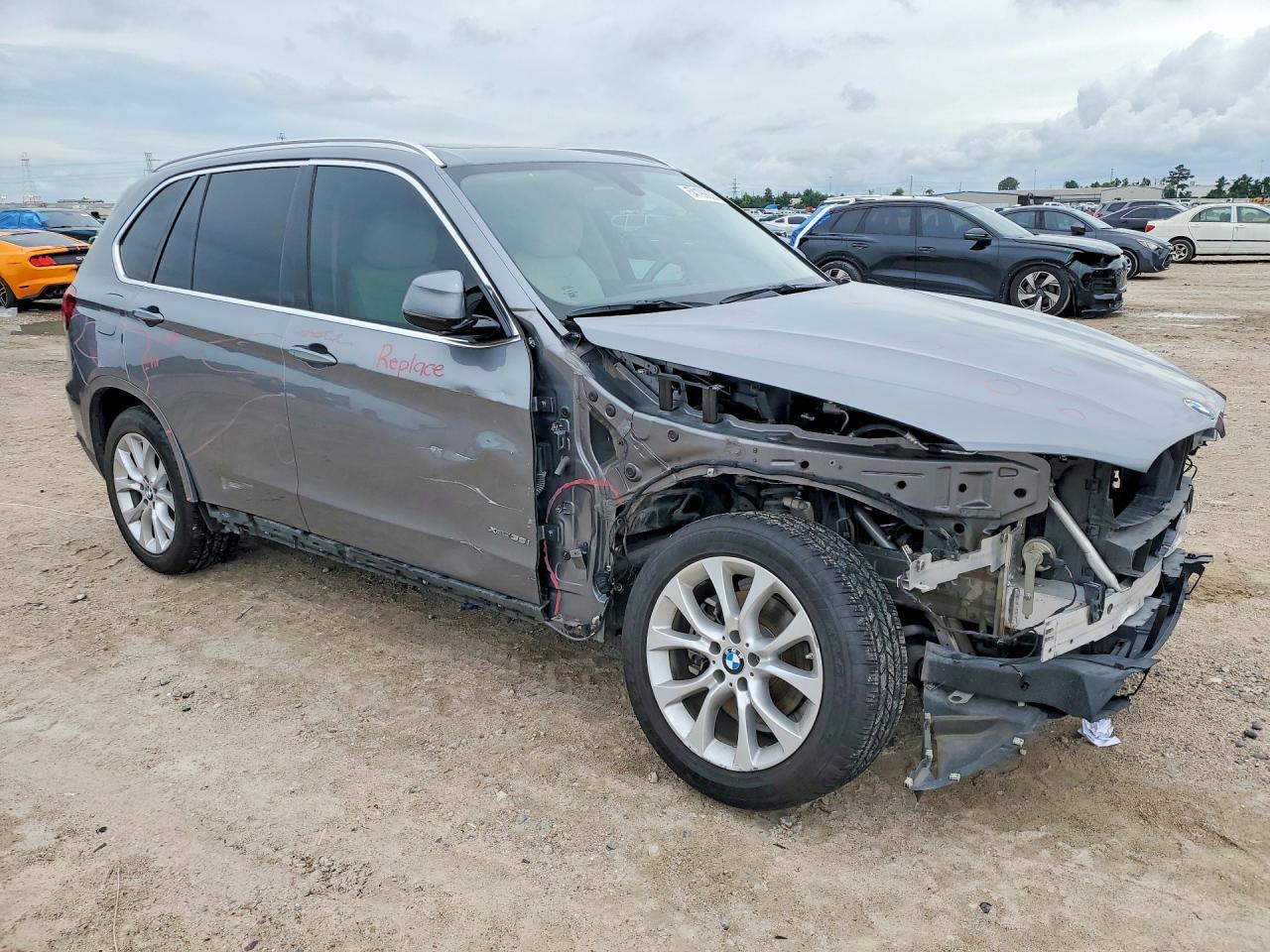 2014 Bmw X5 Xdrive35i Gray vin: 5UXKR0C58E0C25801