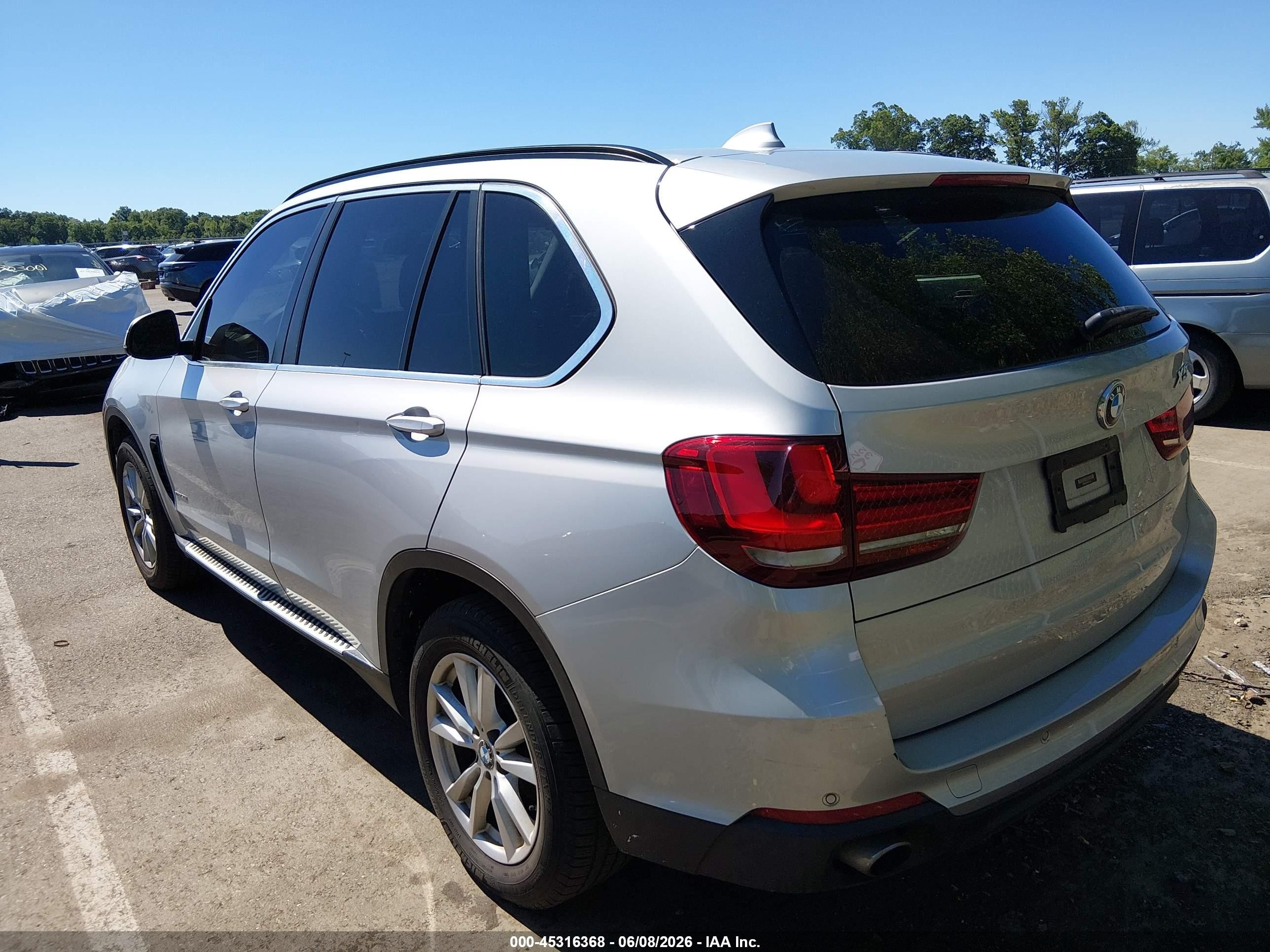 2015 Bmw X5 Xdrive35i Silver vin: 5UXKR0C58F0K55718