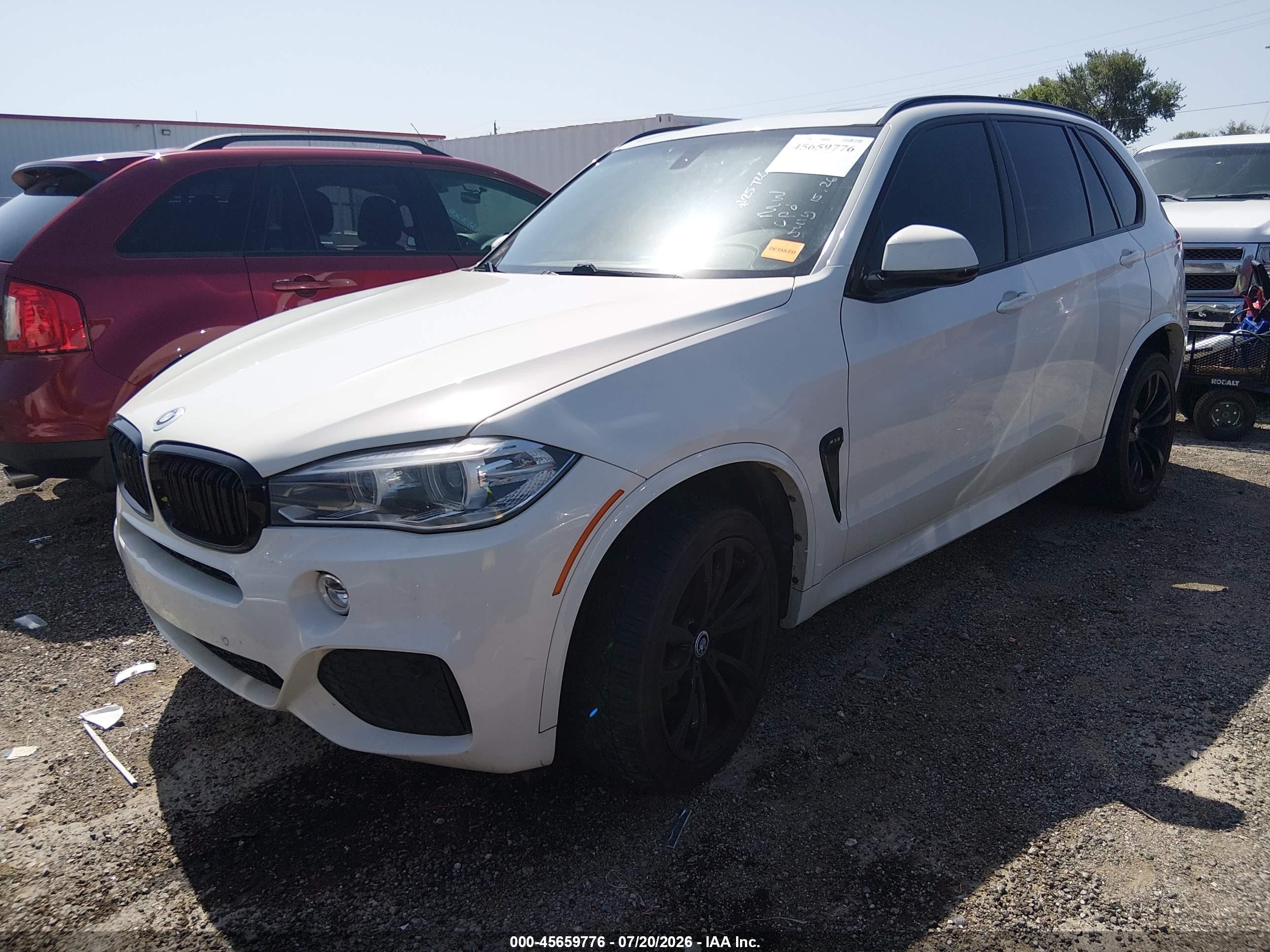 2015 Bmw X5 Xdrive35i White vin: 5UXKR0C58F0K56559