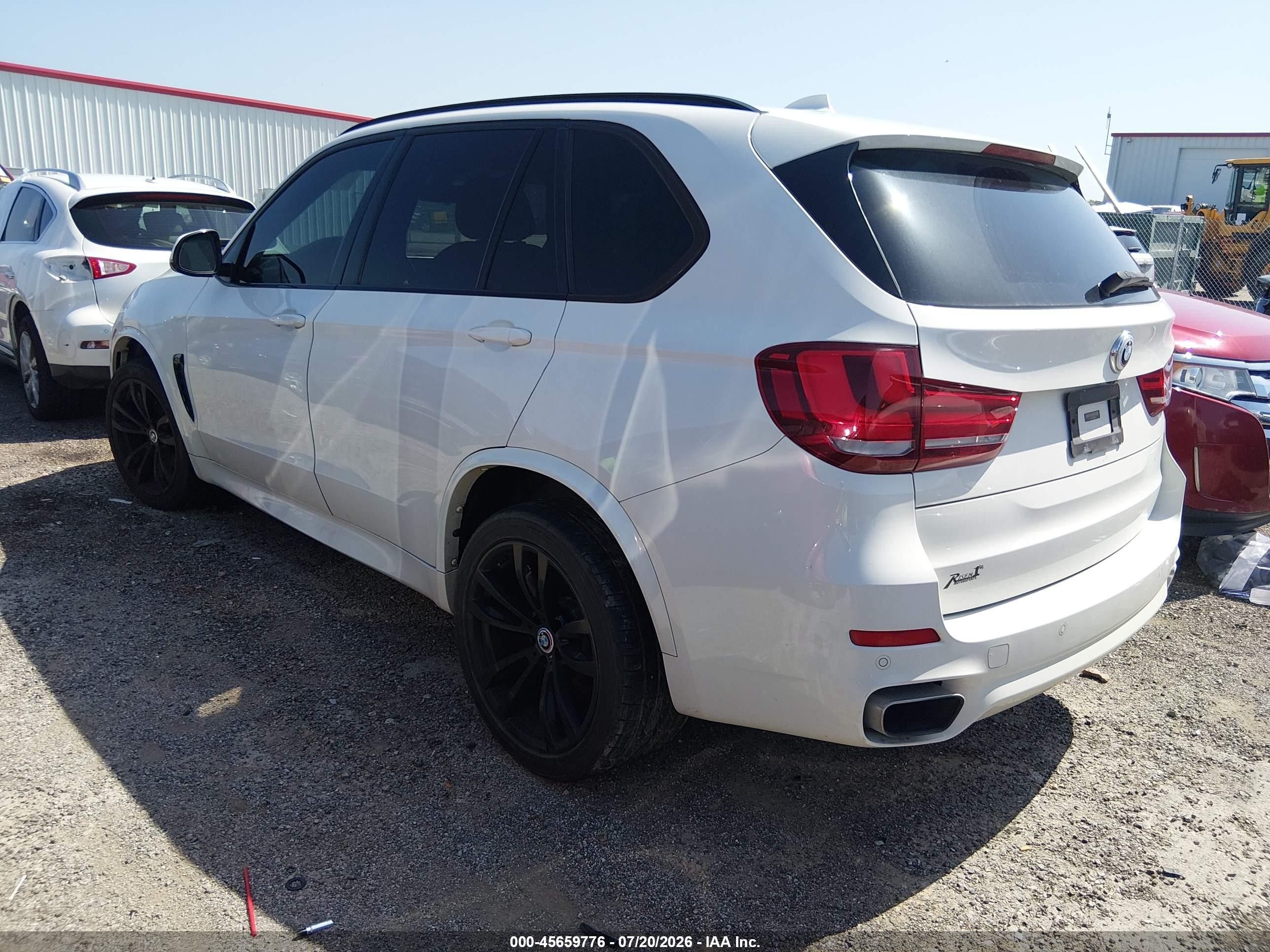 2015 Bmw X5 Xdrive35i White vin: 5UXKR0C58F0K56559