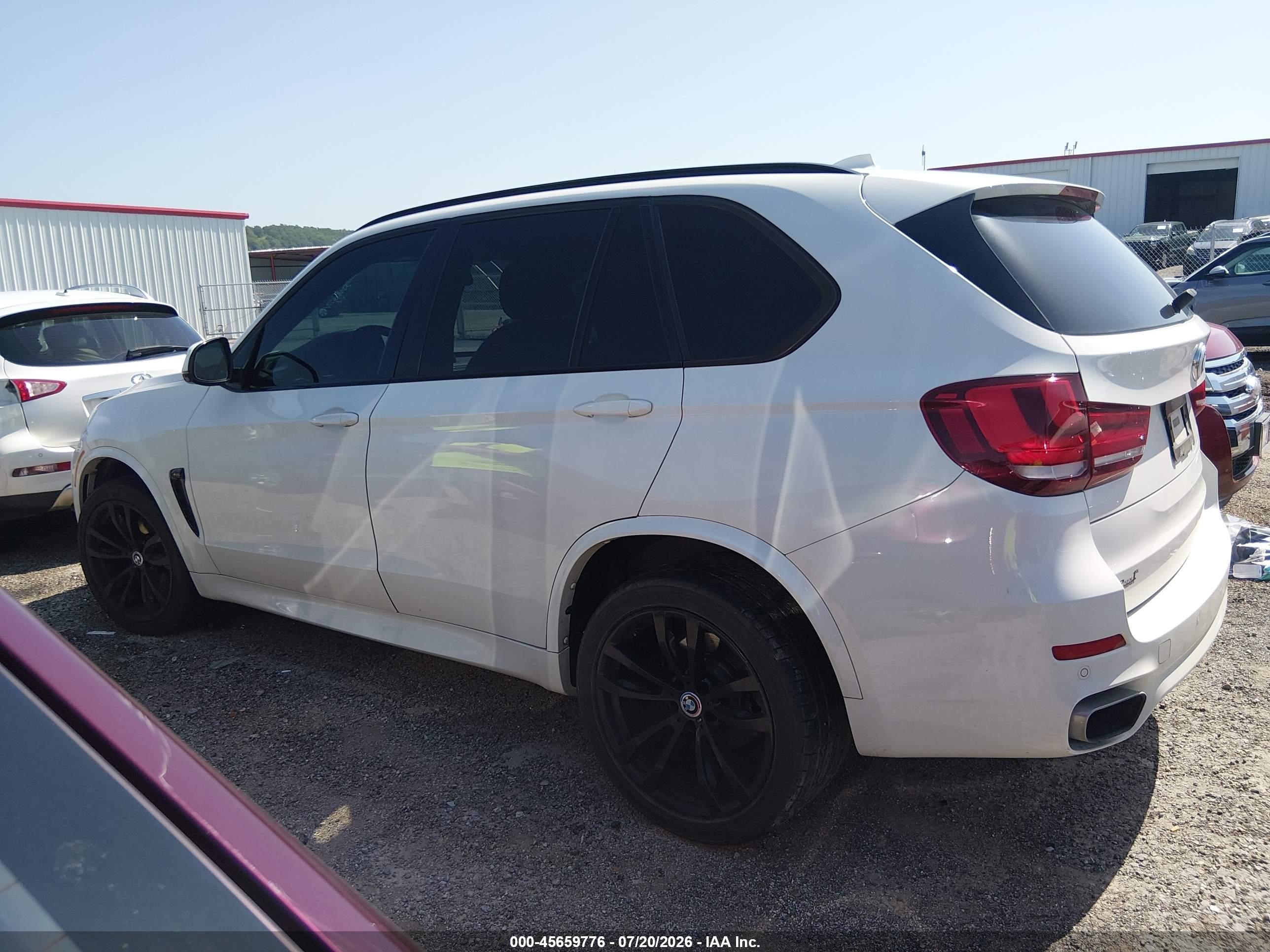 2015 Bmw X5 Xdrive35i White vin: 5UXKR0C58F0K56559