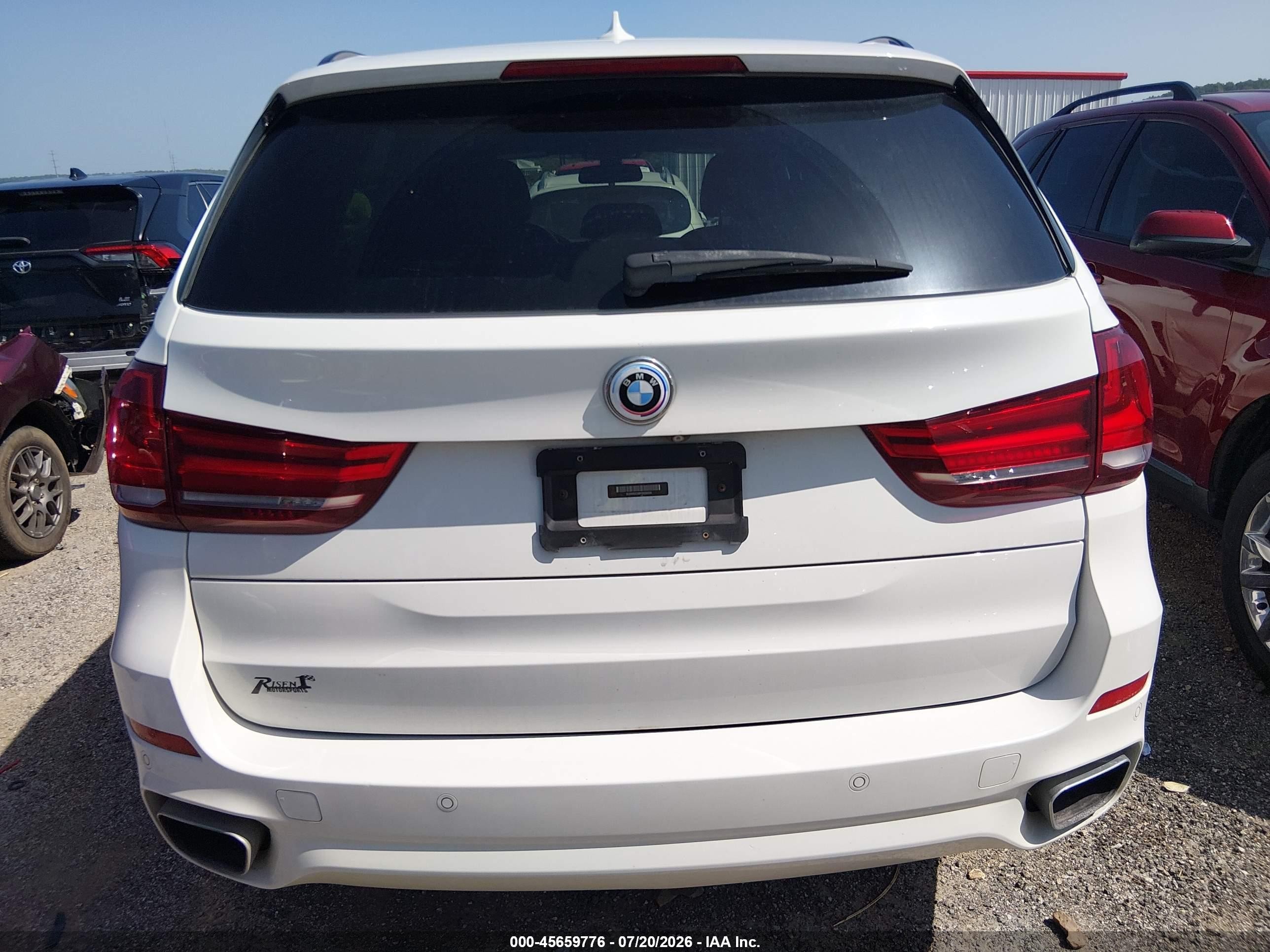 2015 Bmw X5 Xdrive35i White vin: 5UXKR0C58F0K56559