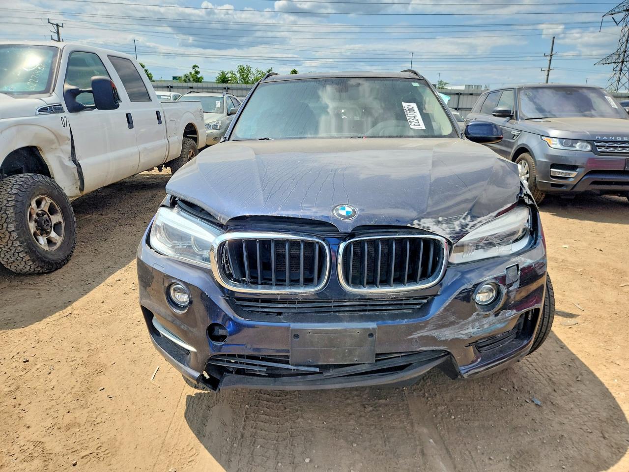2015 Bmw X5 Xdrive35i Blue vin: 5UXKR0C58F0K60563