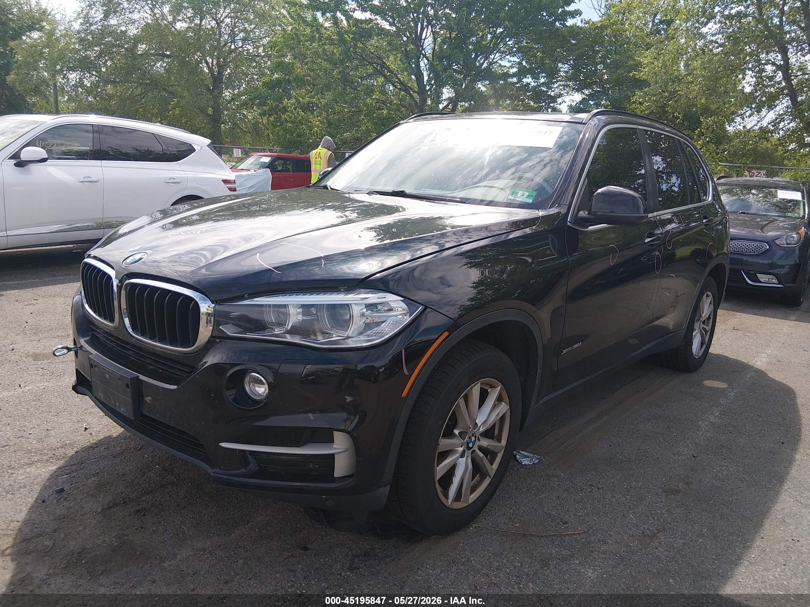 2015 Bmw X5 Xdrive35i Black vin: 5UXKR0C58F0K64600