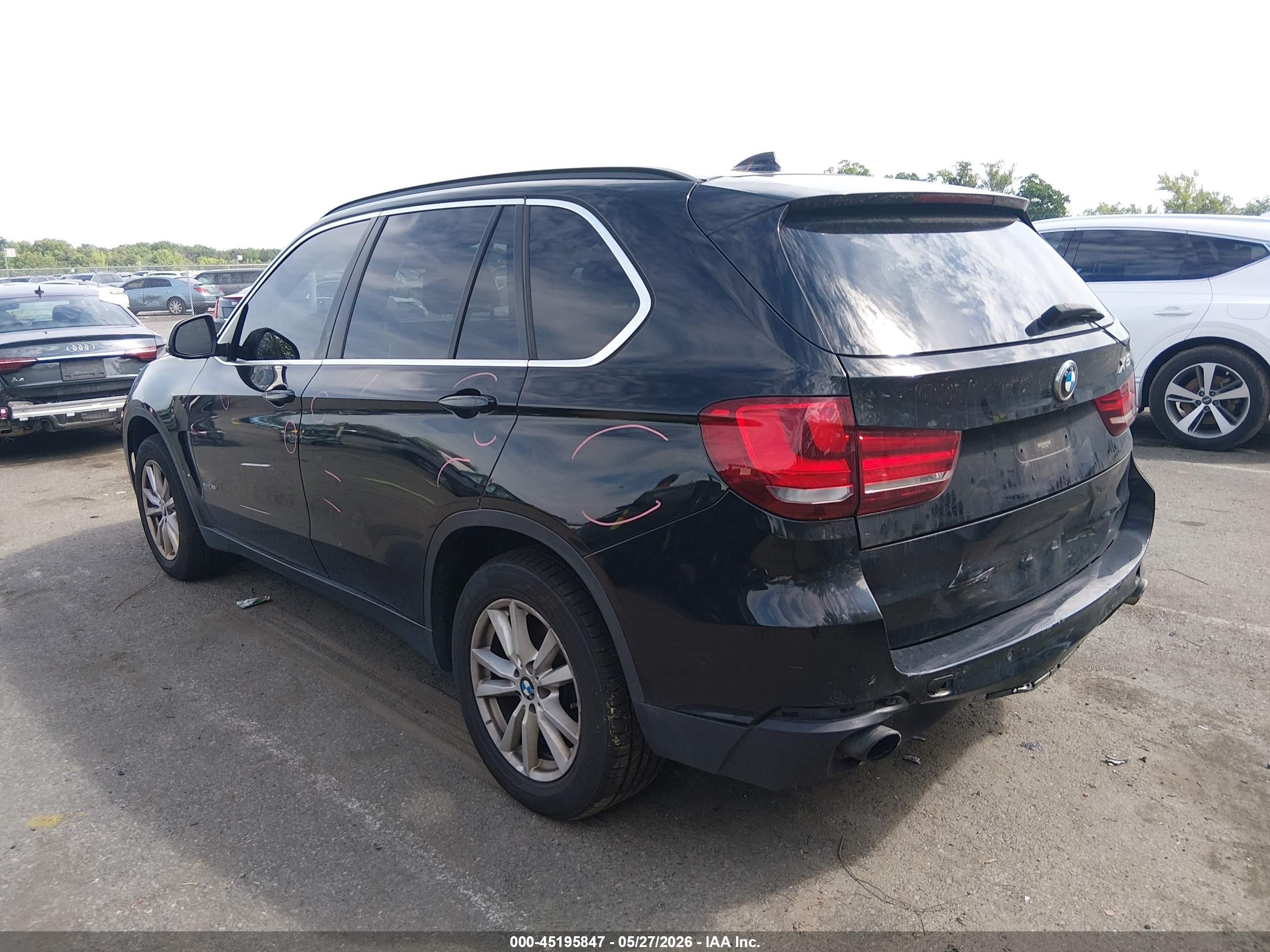 2015 Bmw X5 Xdrive35i Black vin: 5UXKR0C58F0K64600