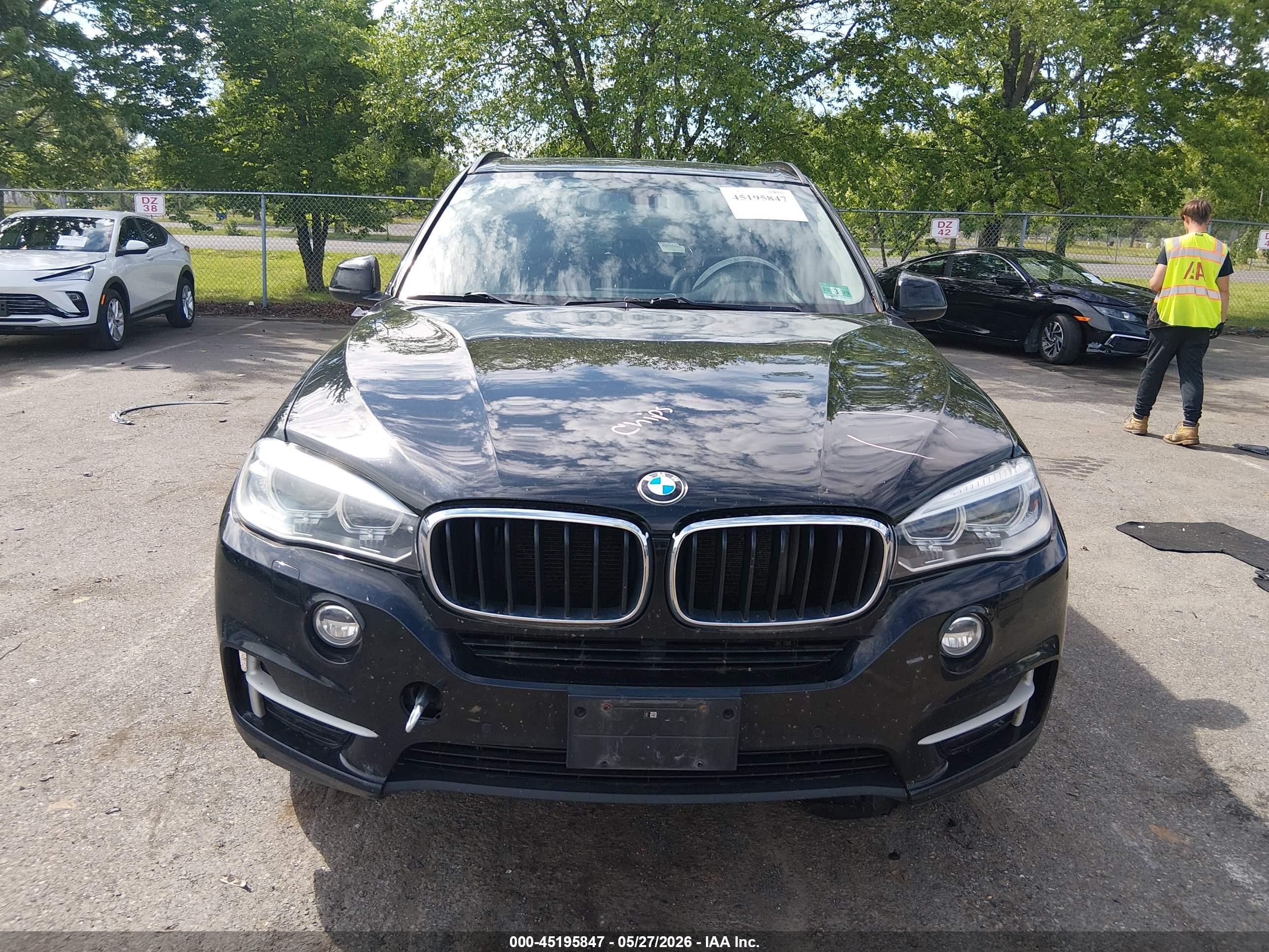 2015 Bmw X5 Xdrive35i Black vin: 5UXKR0C58F0K64600