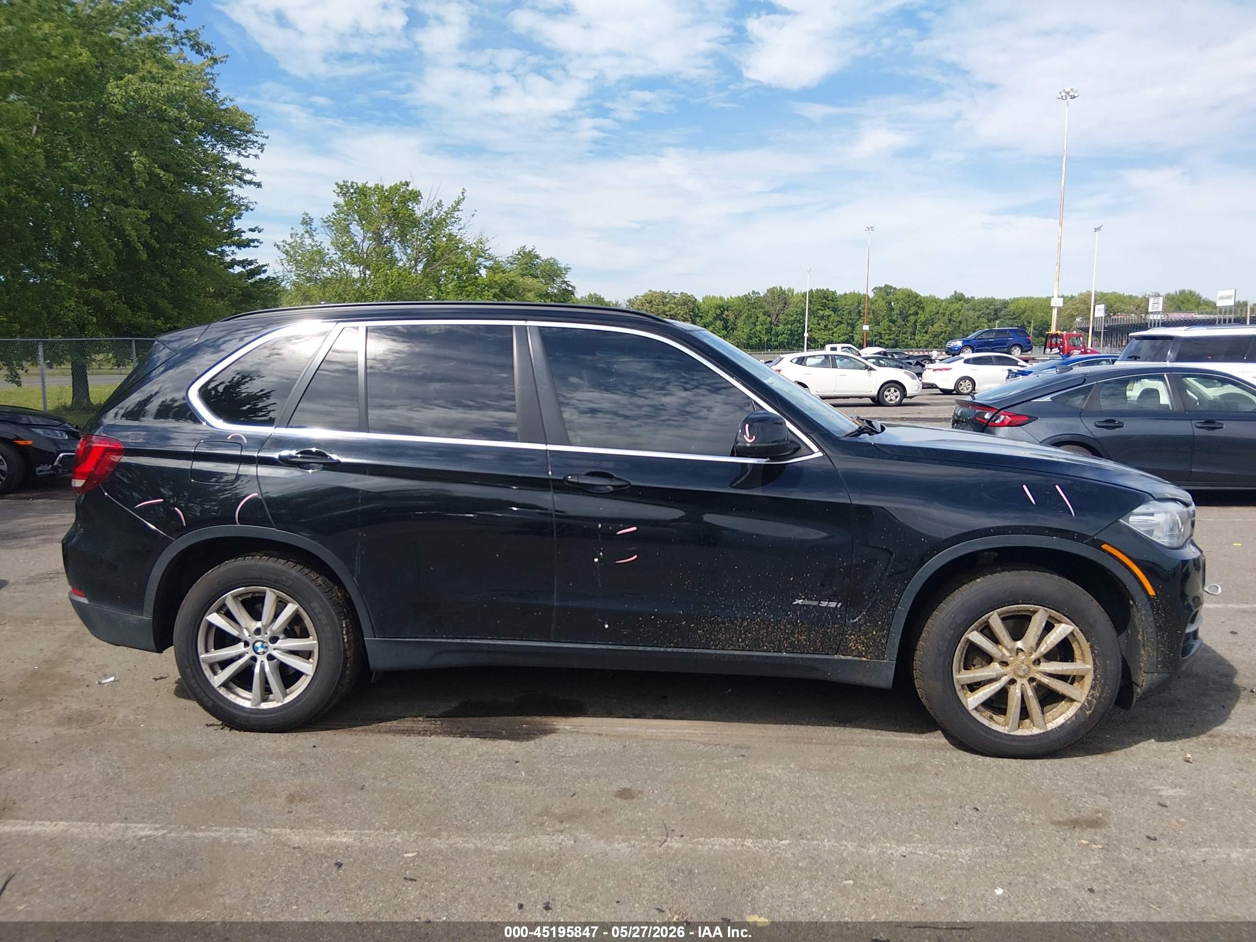 2015 Bmw X5 Xdrive35i Black vin: 5UXKR0C58F0K64600