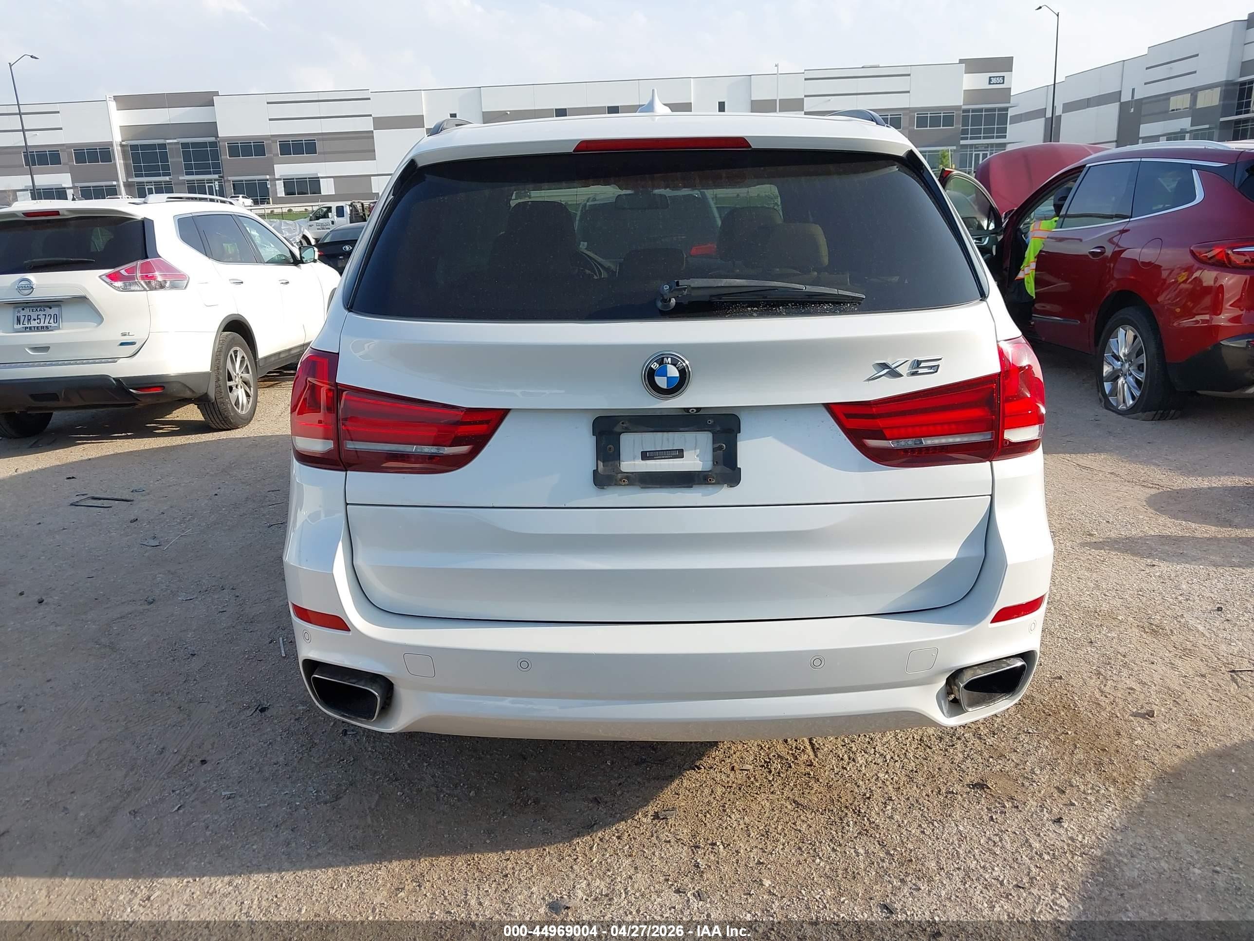 2015 Bmw X5 Xdrive35i White vin: 5UXKR0C58F0K67514