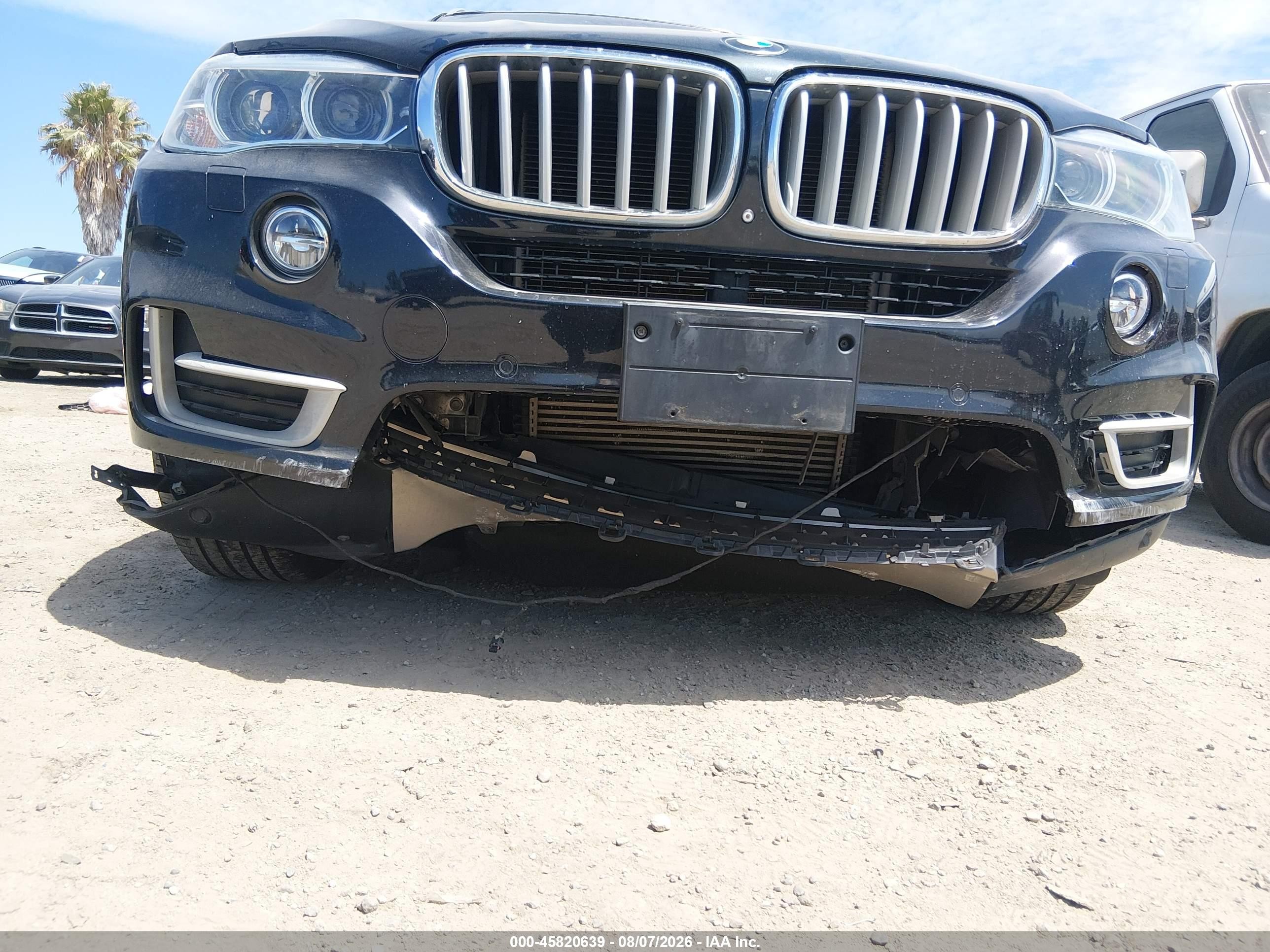 2015 Bmw X5 Xdrive35i Black vin: 5UXKR0C58F0P01656
