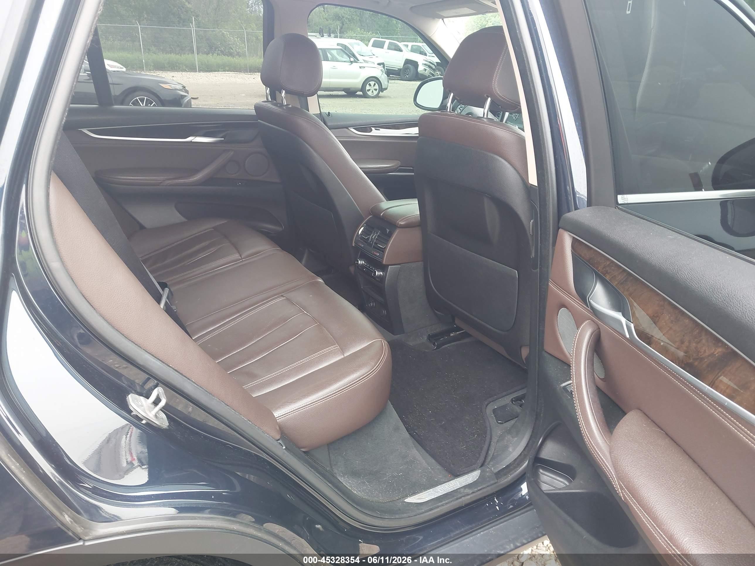 2015 Bmw X5 Xdrive35i Blue vin: 5UXKR0C58F0P06081