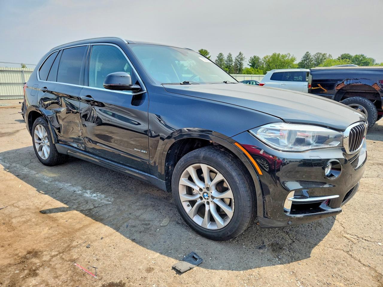 2015 Bmw X5 Xdrive35i Black vin: 5UXKR0C58F0P13662